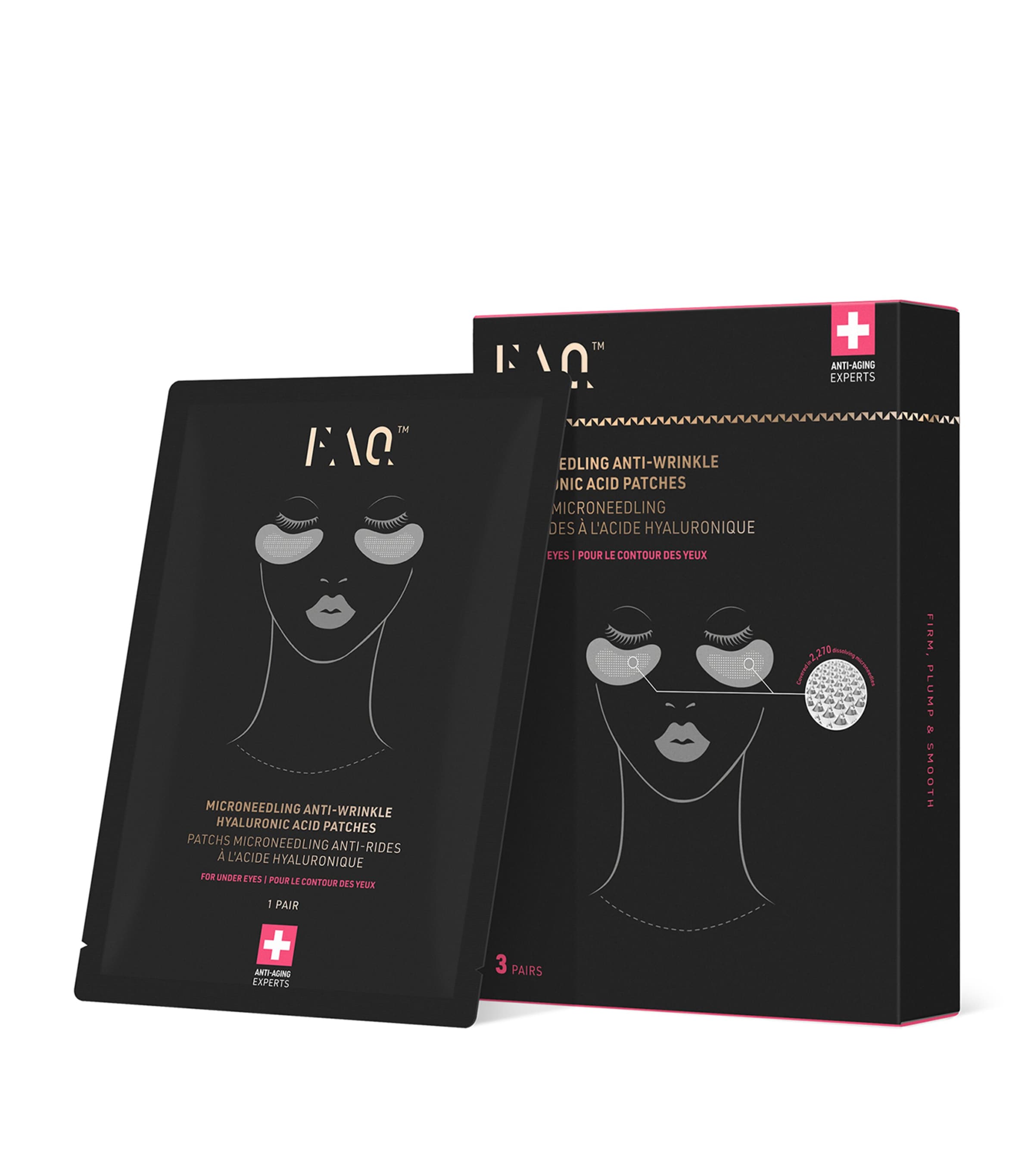 FAQ Hyaluronic Acid Under Eye Patches (Set of 3 pairs) | Skincare | Treatments | Designers | FAQ