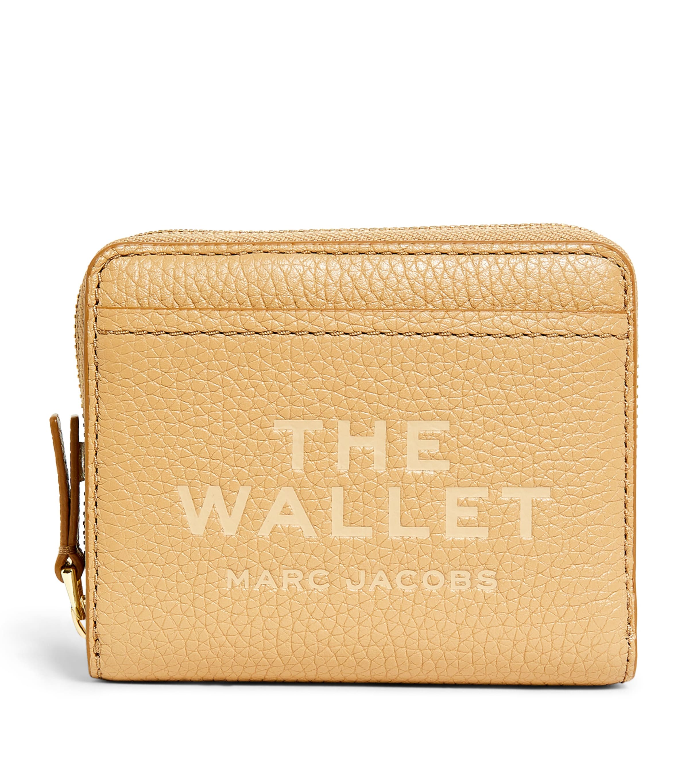 Marc Jacobs The  Leather The Mini Compact Wallet In Neutral