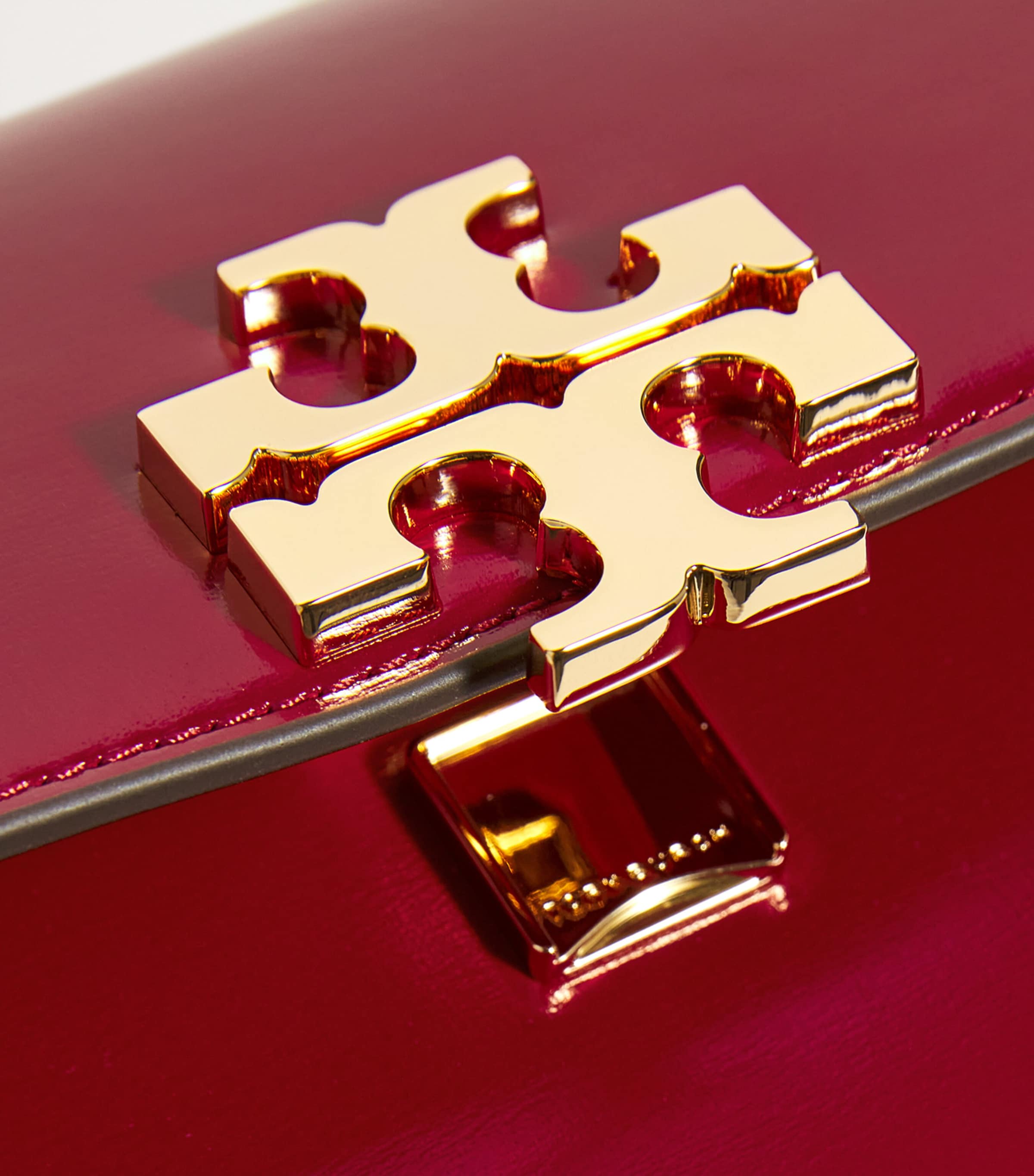 Small Leather Eleanor Shoulder Bag 600 RUBY Image 4