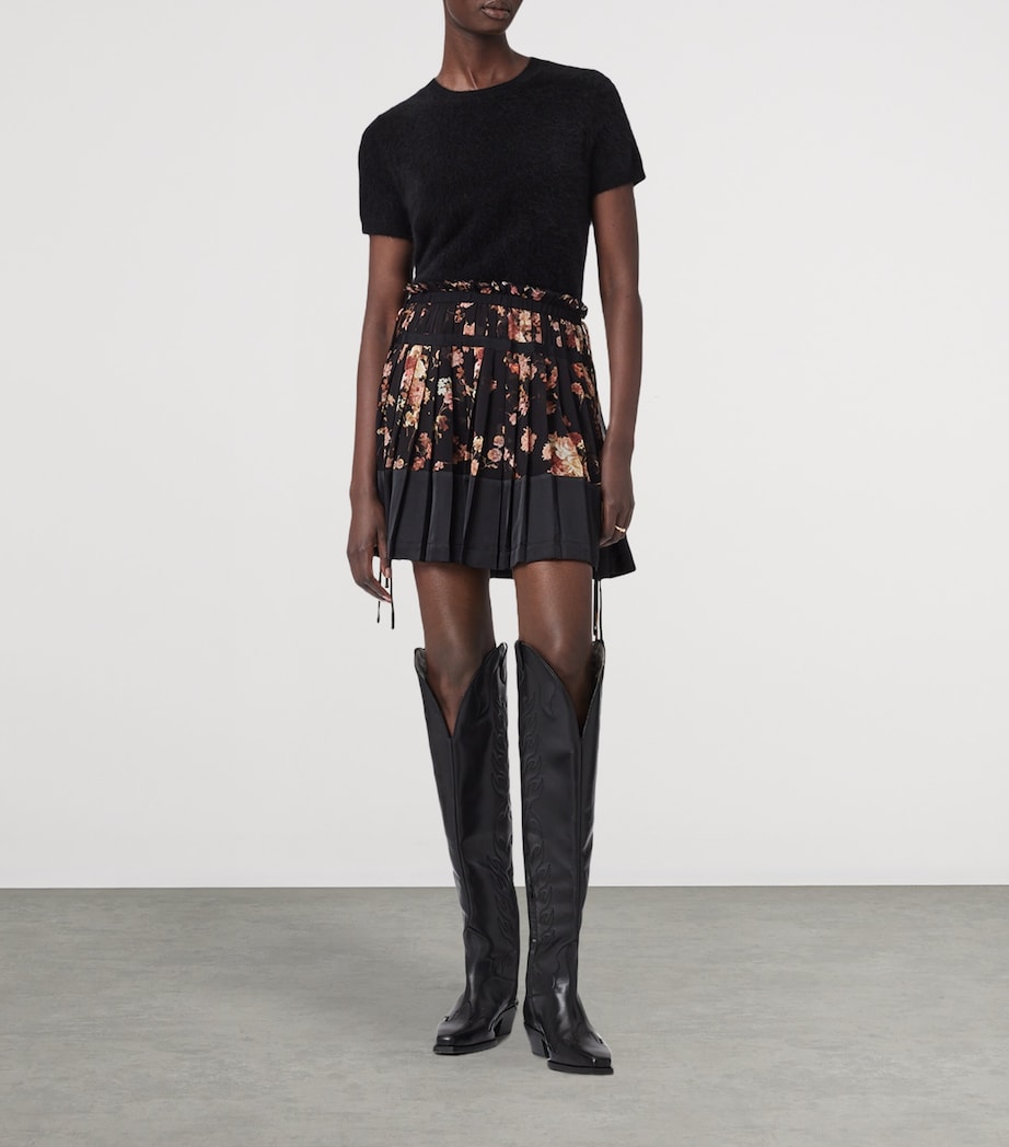 Elara Mini Skirt ARMADA BLACK Image 2