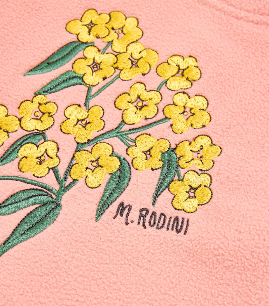 Fleece Alpine-Embroidered Sweater (3-11 Years) PINK Image 3