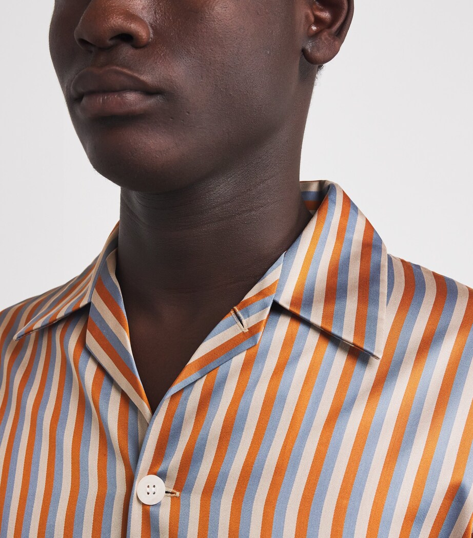 Cotton Stripe Wellington Pyjama Set 060MUL Image 4