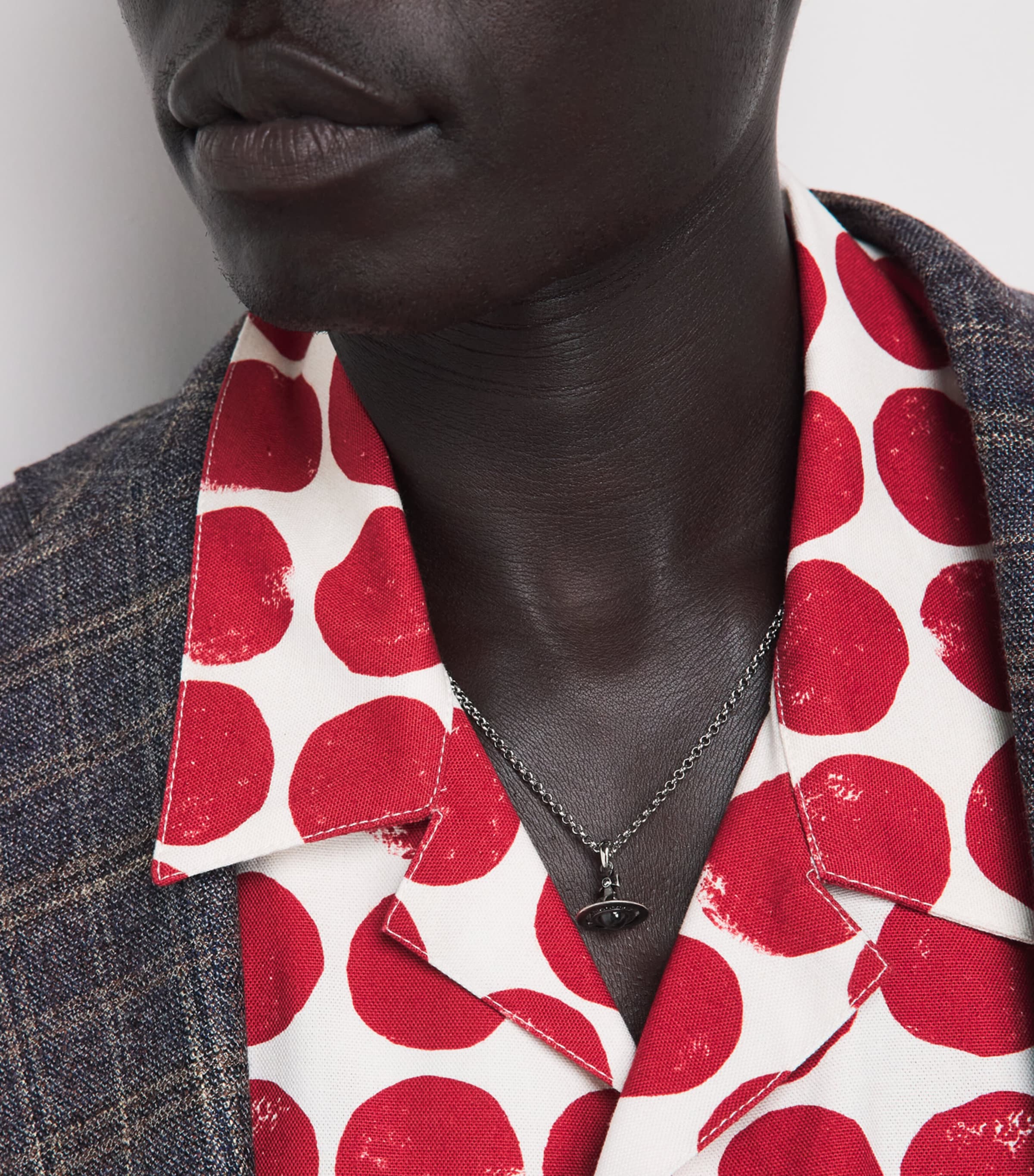 Vivienne Westwood New Petite Orb Necklace Oxi Slv/pl/sncr Image 2
