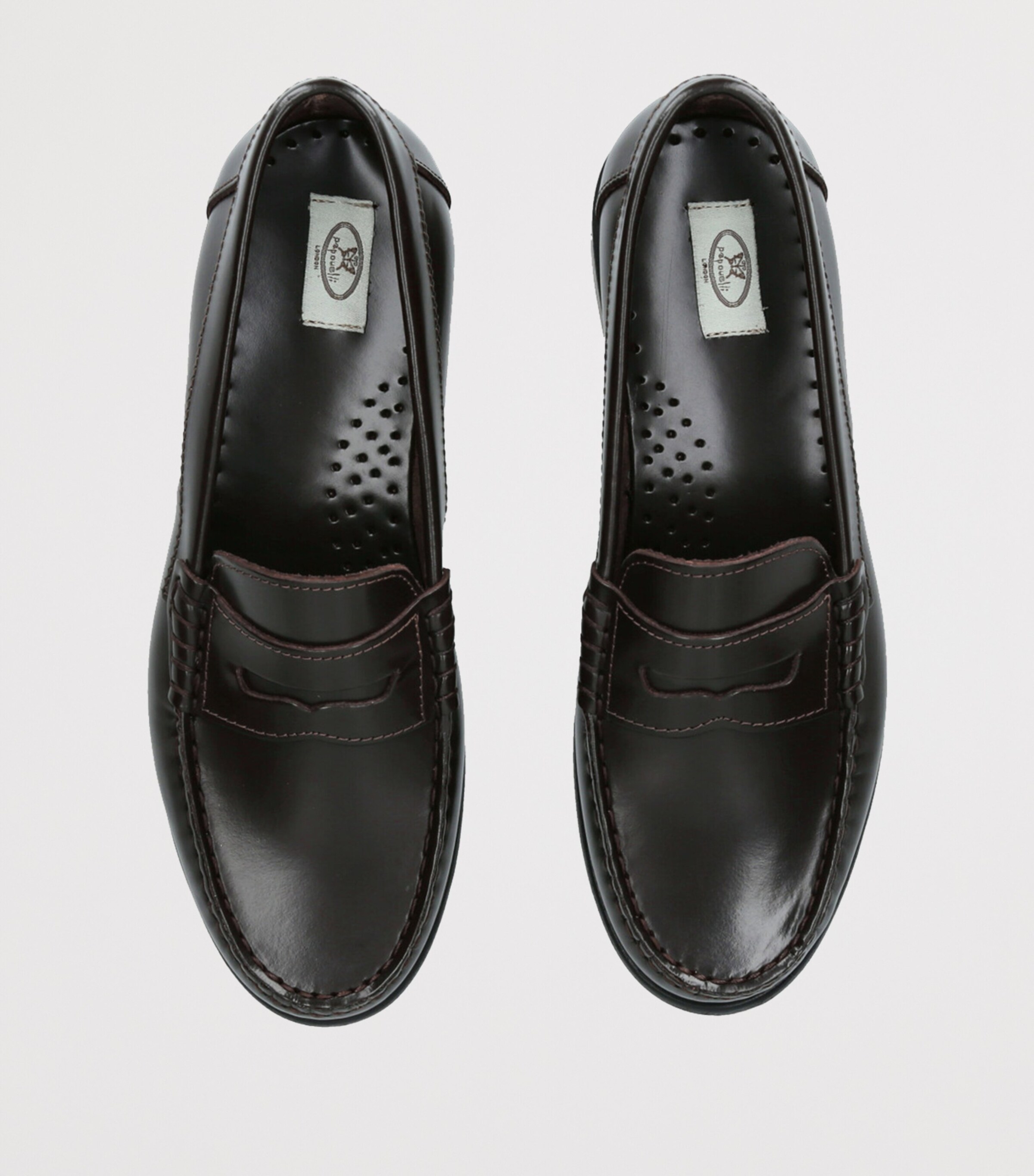 papouelli Leather London Loafers Dark Brown Image 4