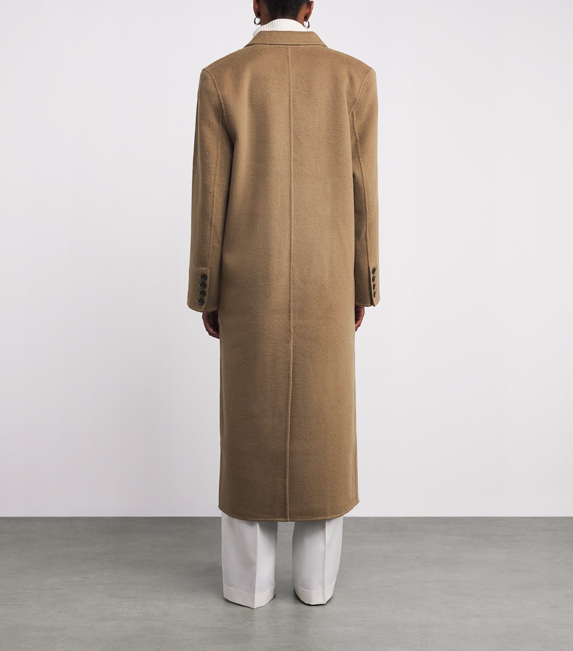 Wool Double-Breasted Deja Coat TAN Image 4