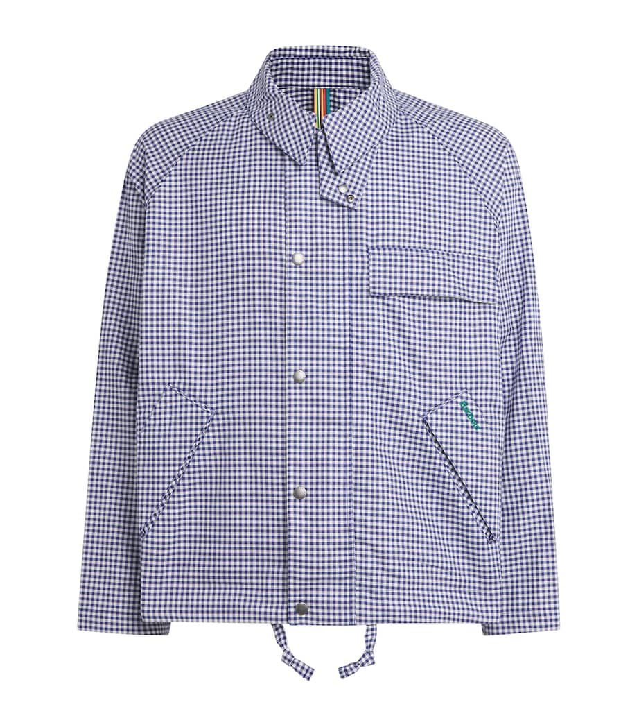 Barbour Mens x Paul Smith Check Transport Casual Jacket Image 1