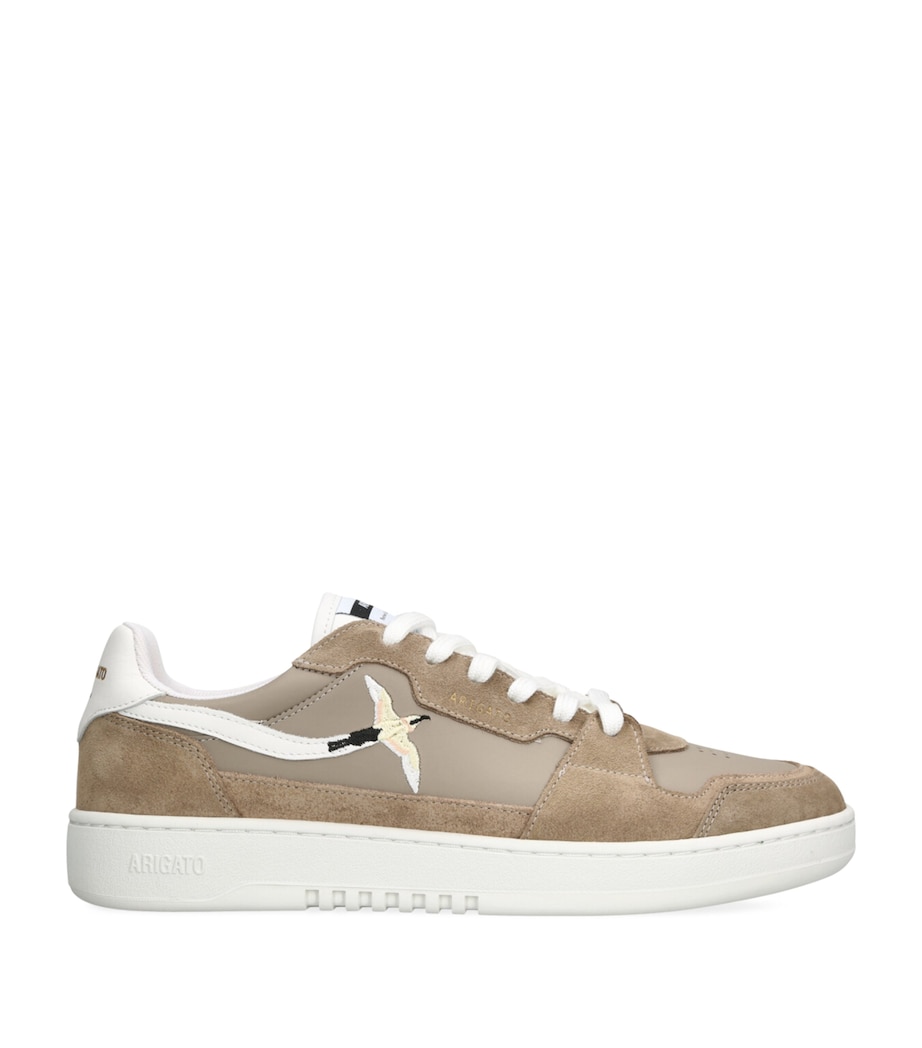 Axel Arigato Suede Dice Lo Bee Bird Low-Top Sneakers Beige Comb Image 1
