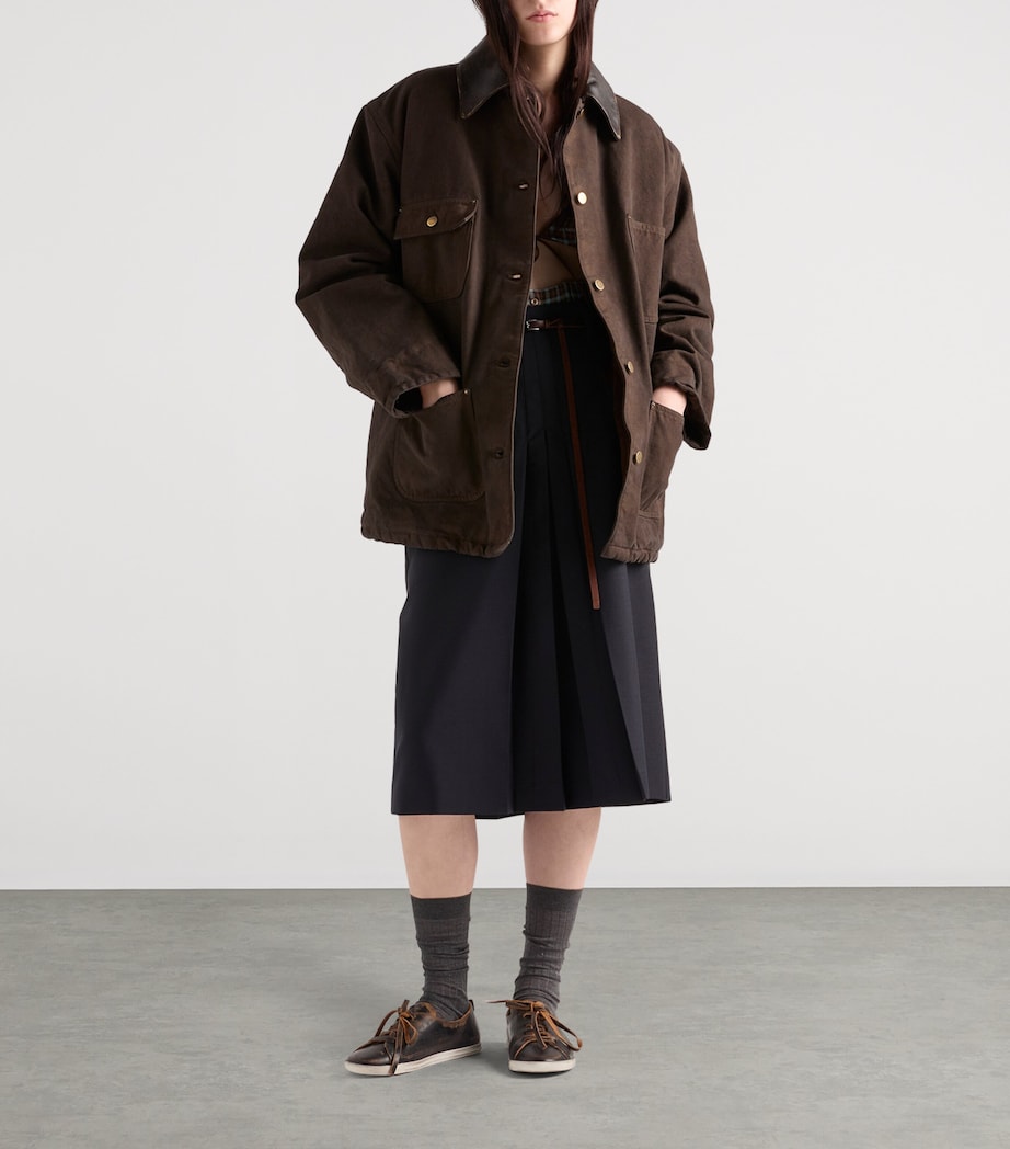 Canvas Oversized Jacket F0027 Image 2