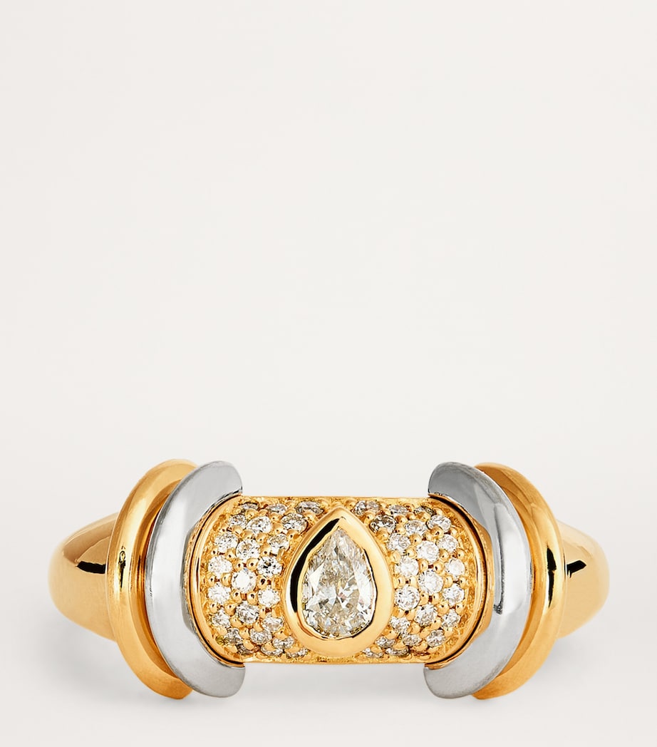 Yellow Gold and Diamond Lot N*91 Ring YELLOW GOLD Image 4