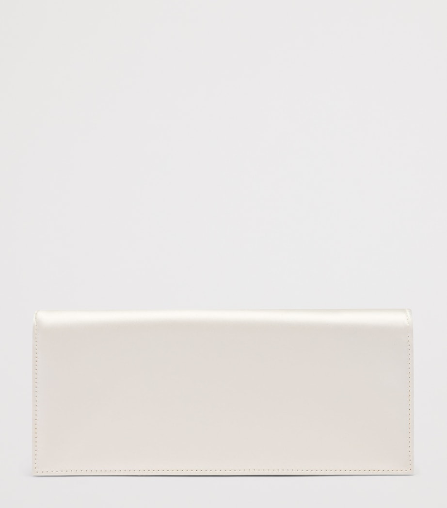 Malone Souliers Satin Vivien Clutch Bag Ivory Image 4