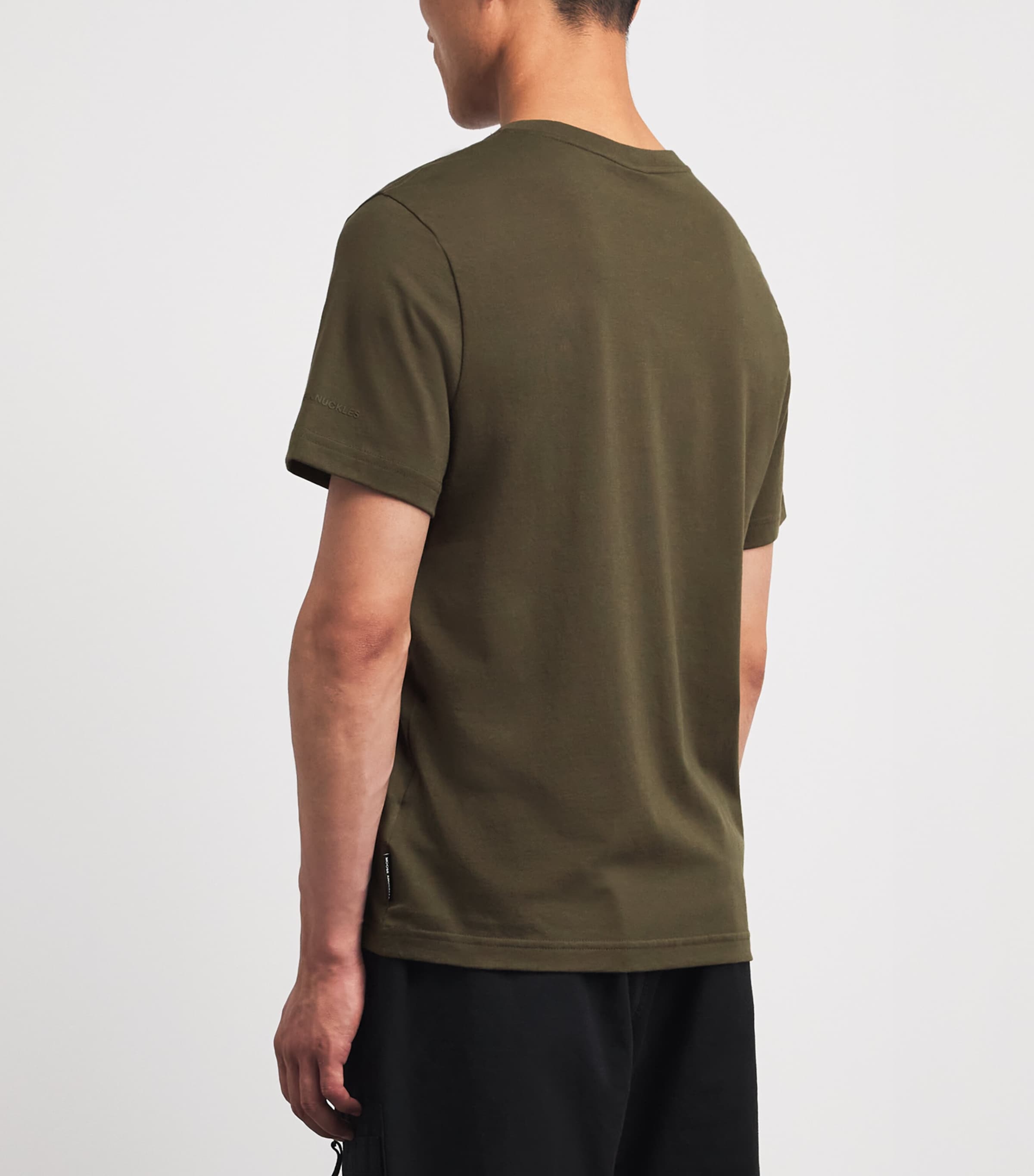 Moose Knuckles Cotton Crescent T-Shirt Combat Image 5