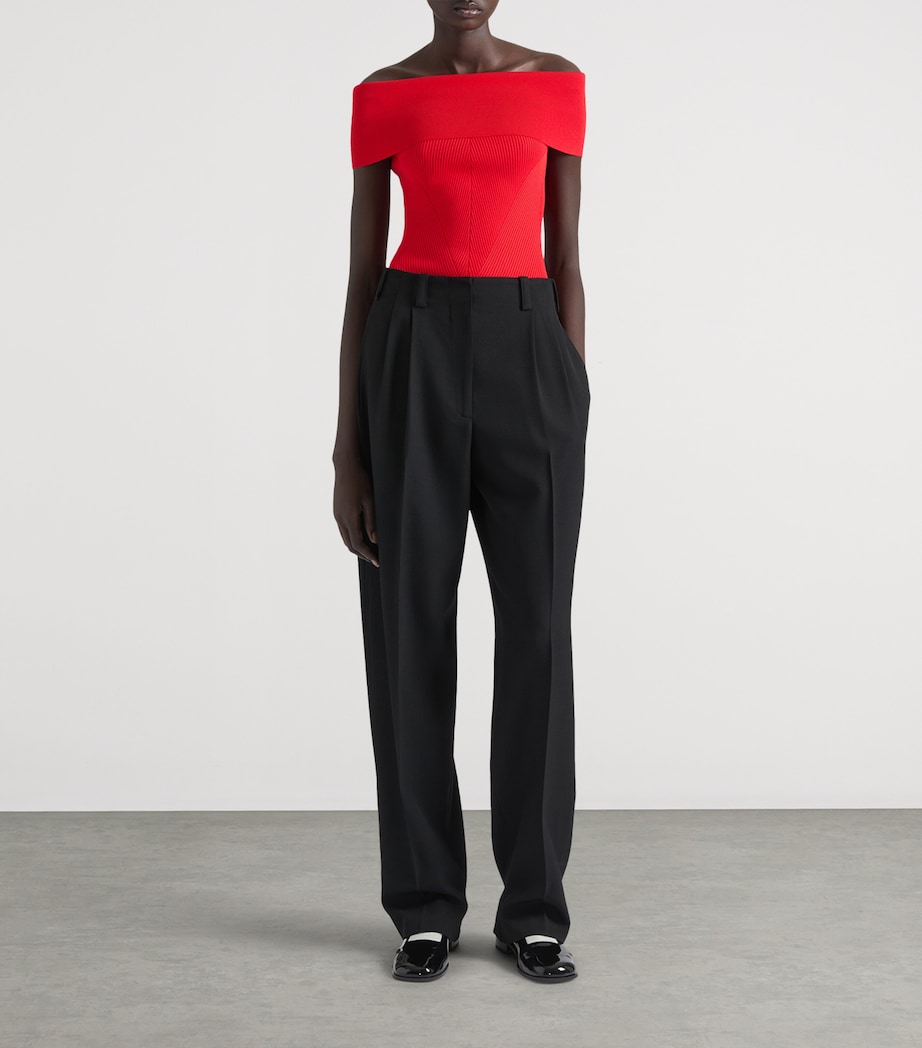 Off-The-Shoulder Top VERMILLON Image 2