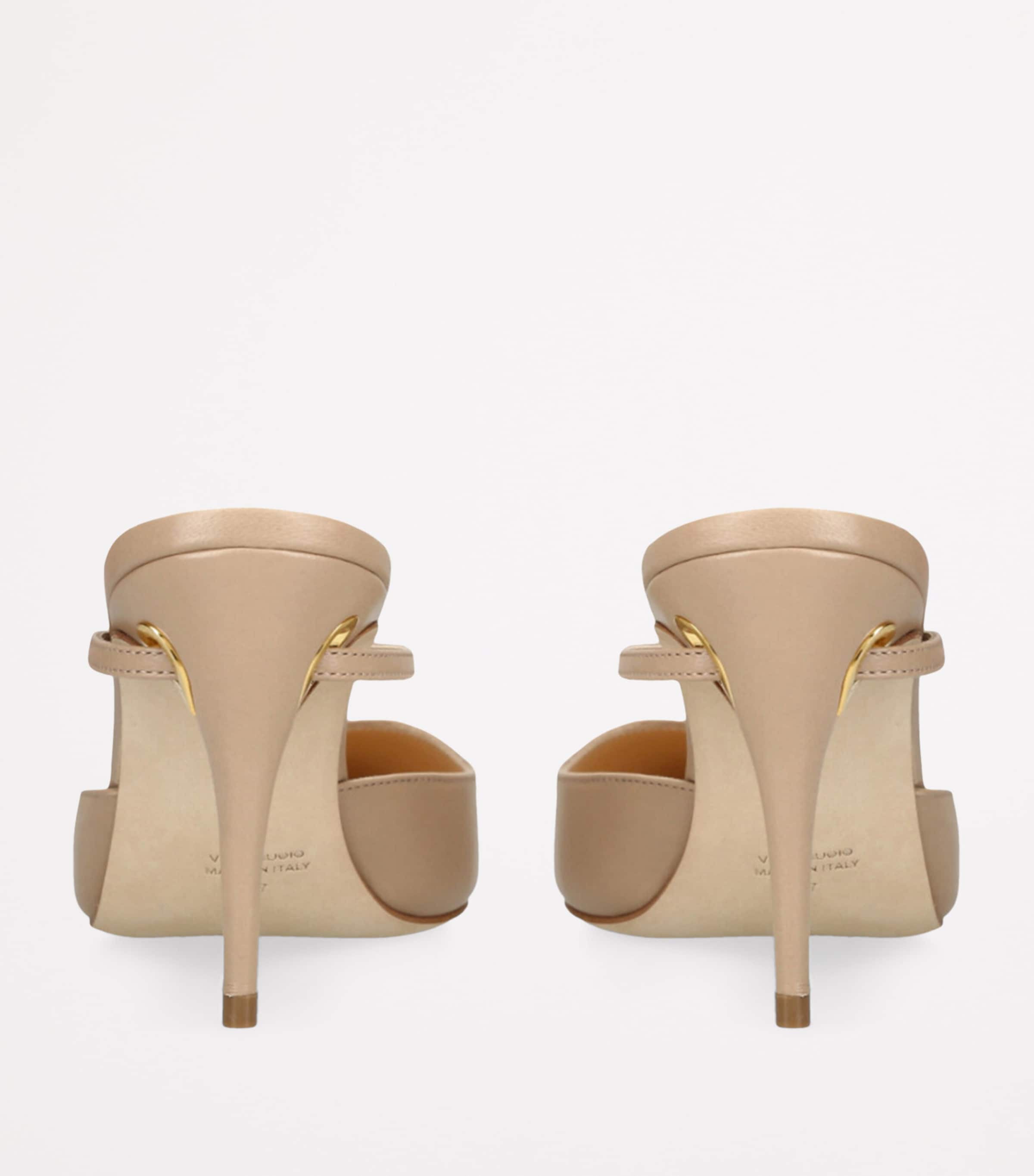 Leather Giuseppe Mules 85 CAMEL Image 2