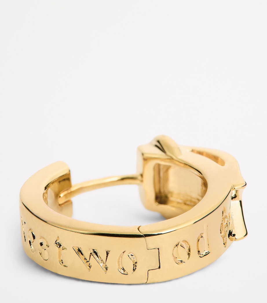 Vivienne Westwood Bobby Single Hoop Earring Gold Image 5