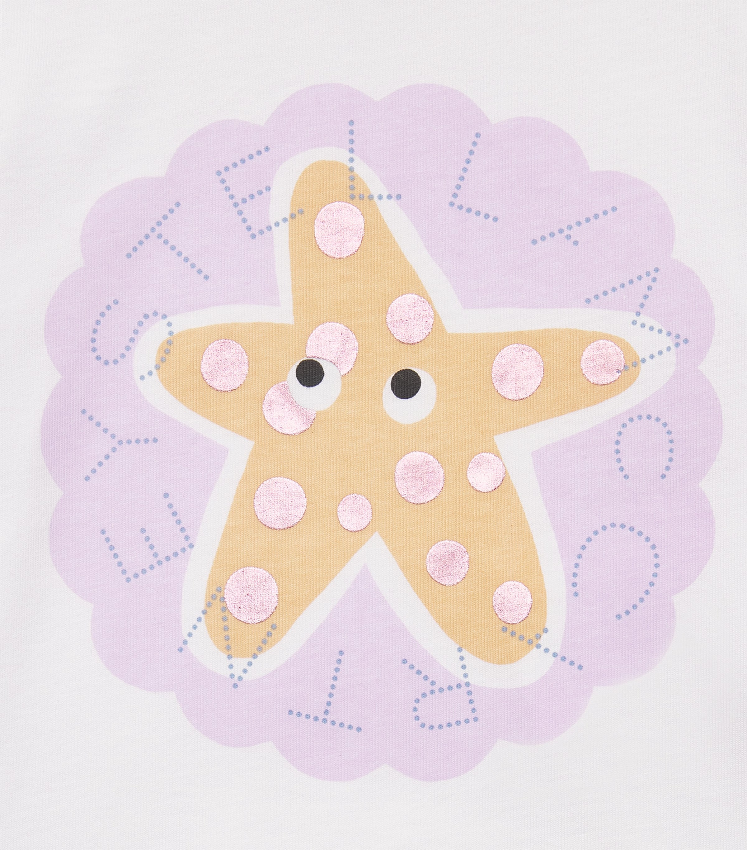 Stella McCartney Kids Organic Cotton Starfish T-Shirt (3-36 Months) Image 3