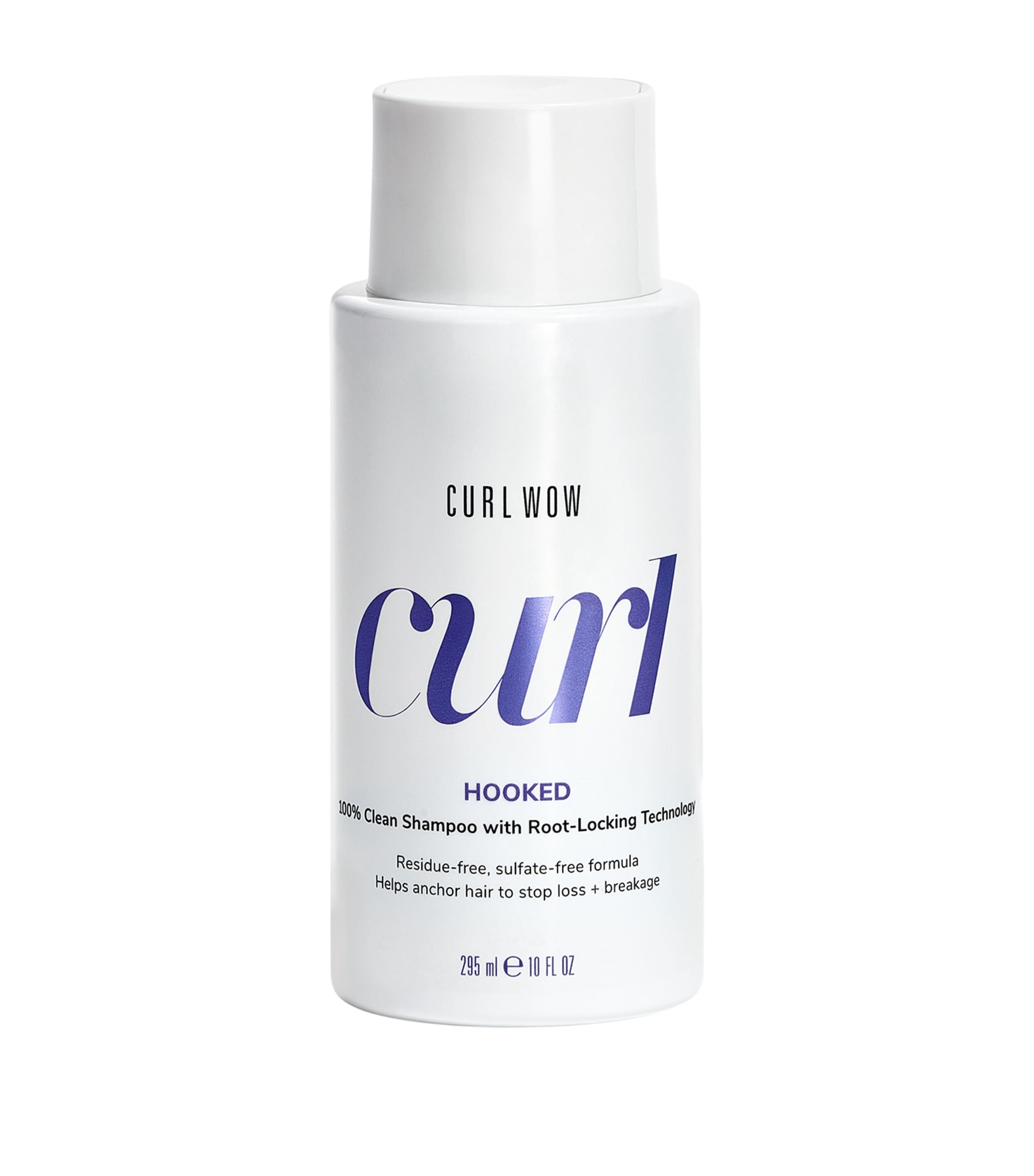 Curl Wow Hooked 100% Clean Curl Shampoo (295ml) NO COLOUR Image 1