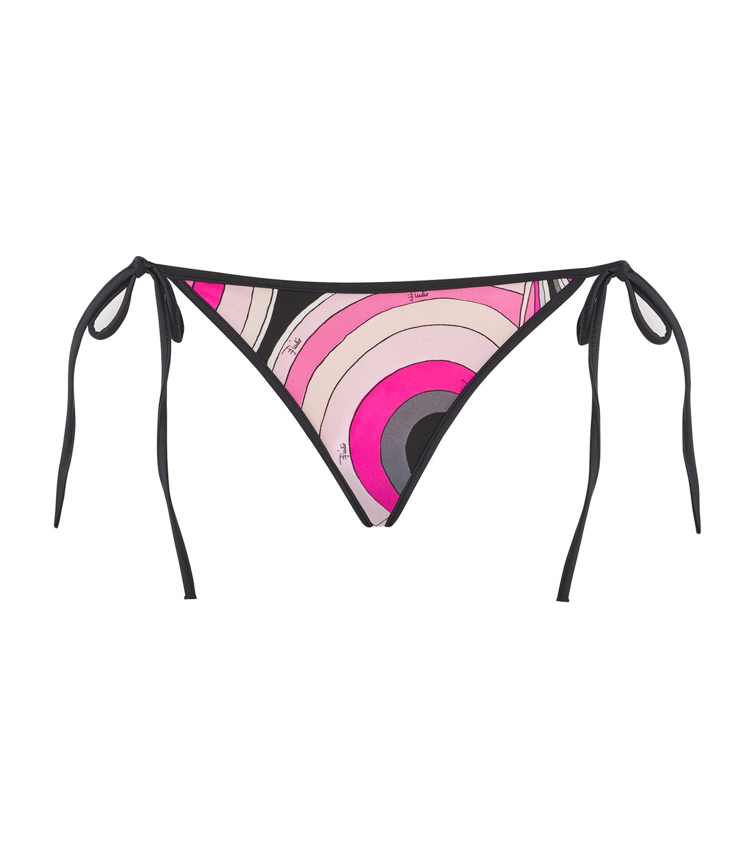 Pucci Iride Print Side-tie Bikini Bottoms