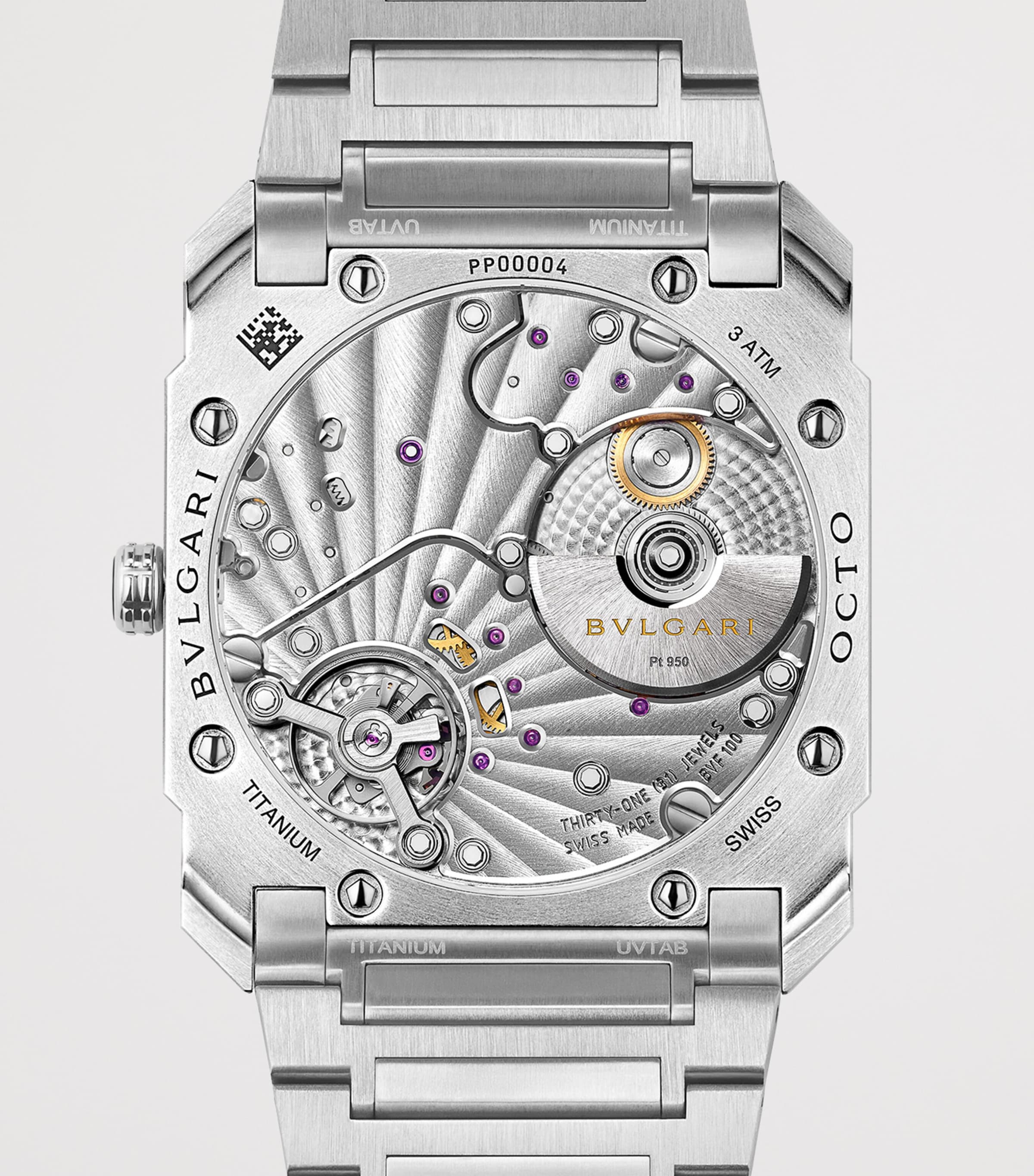 Bvlgari Titanium Octo Finissimo Automatic Watch 37mm Grey Image 2