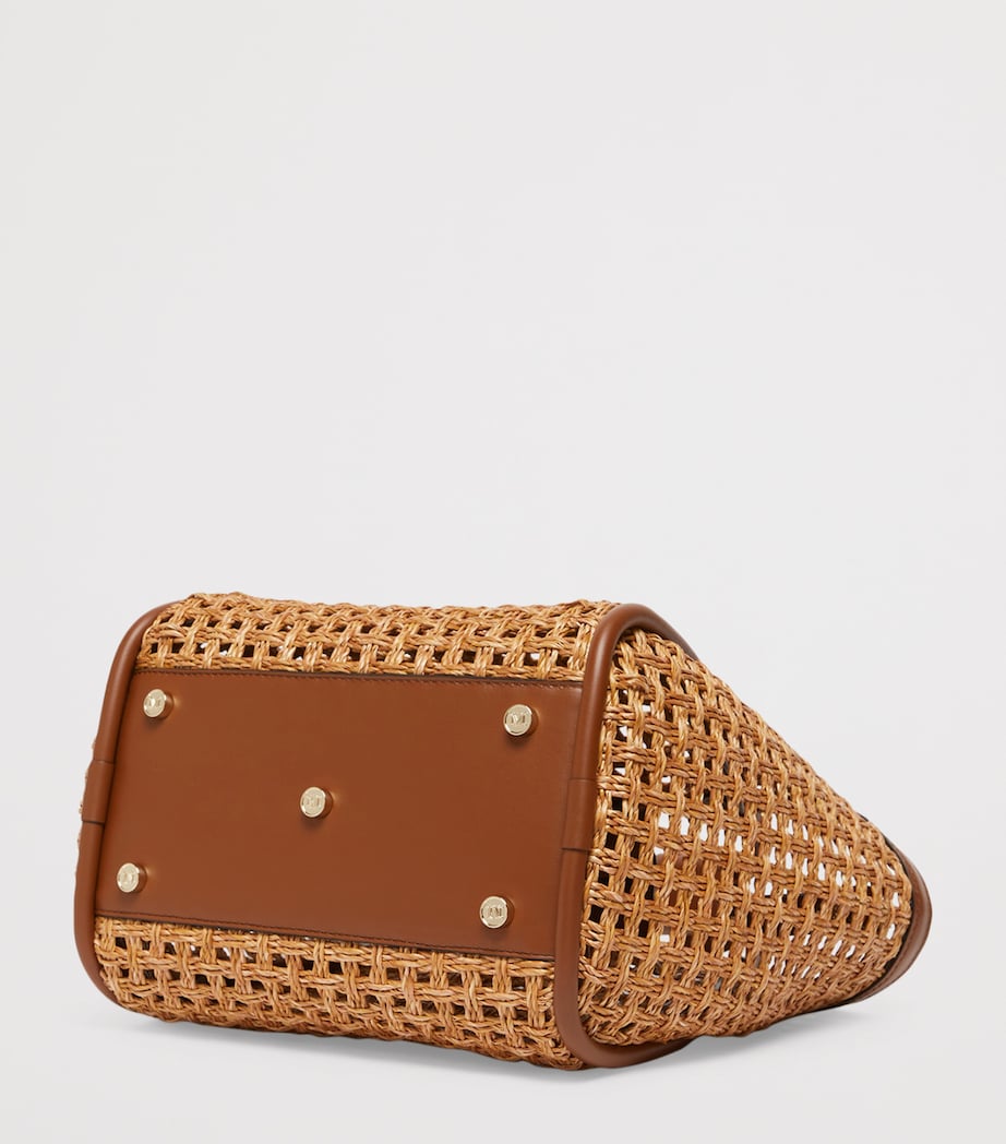 Max Mara Woven Tote Bag Beige Image 6