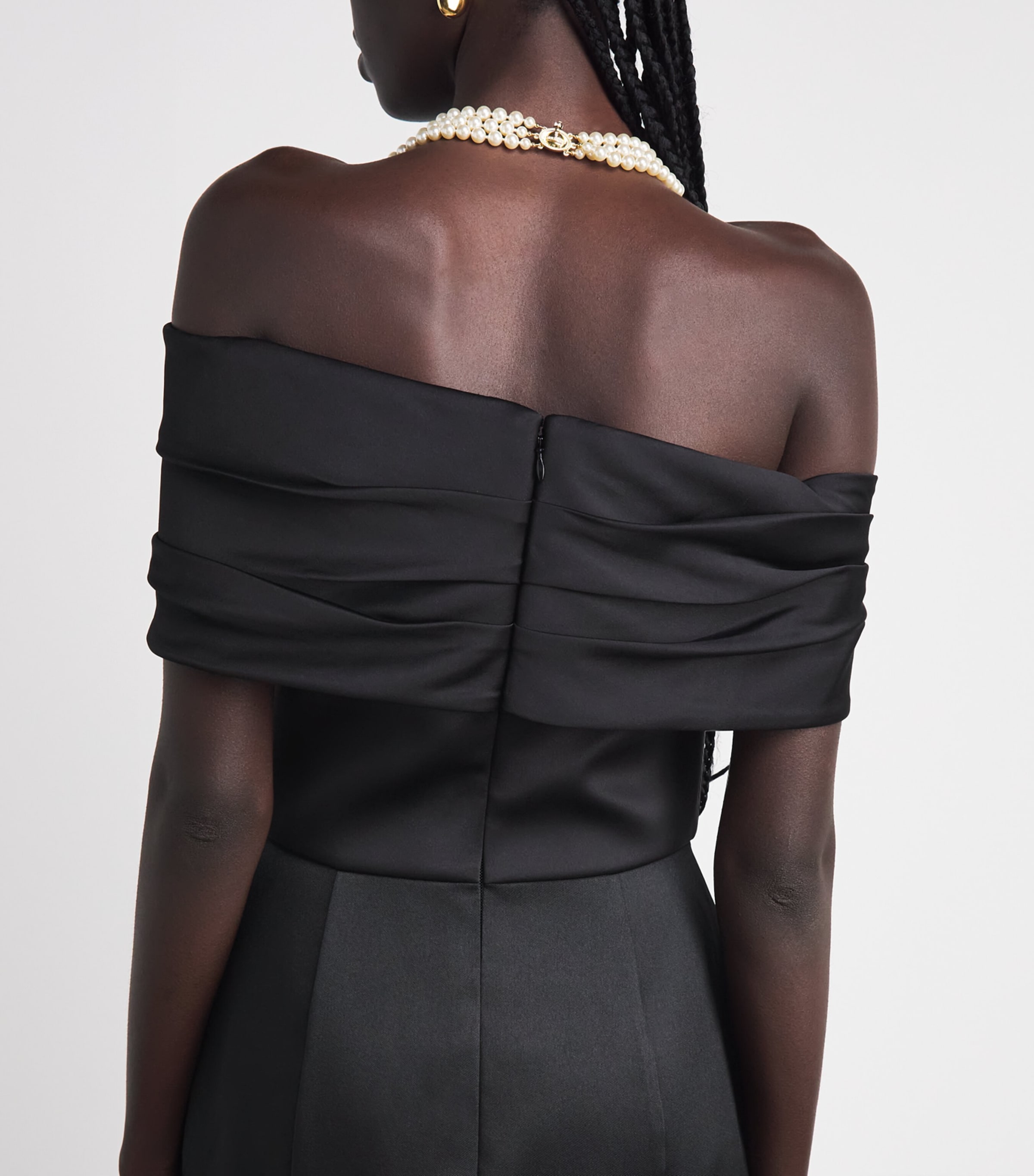 Solace London Womens Corseted Alta Gown Black Image 5