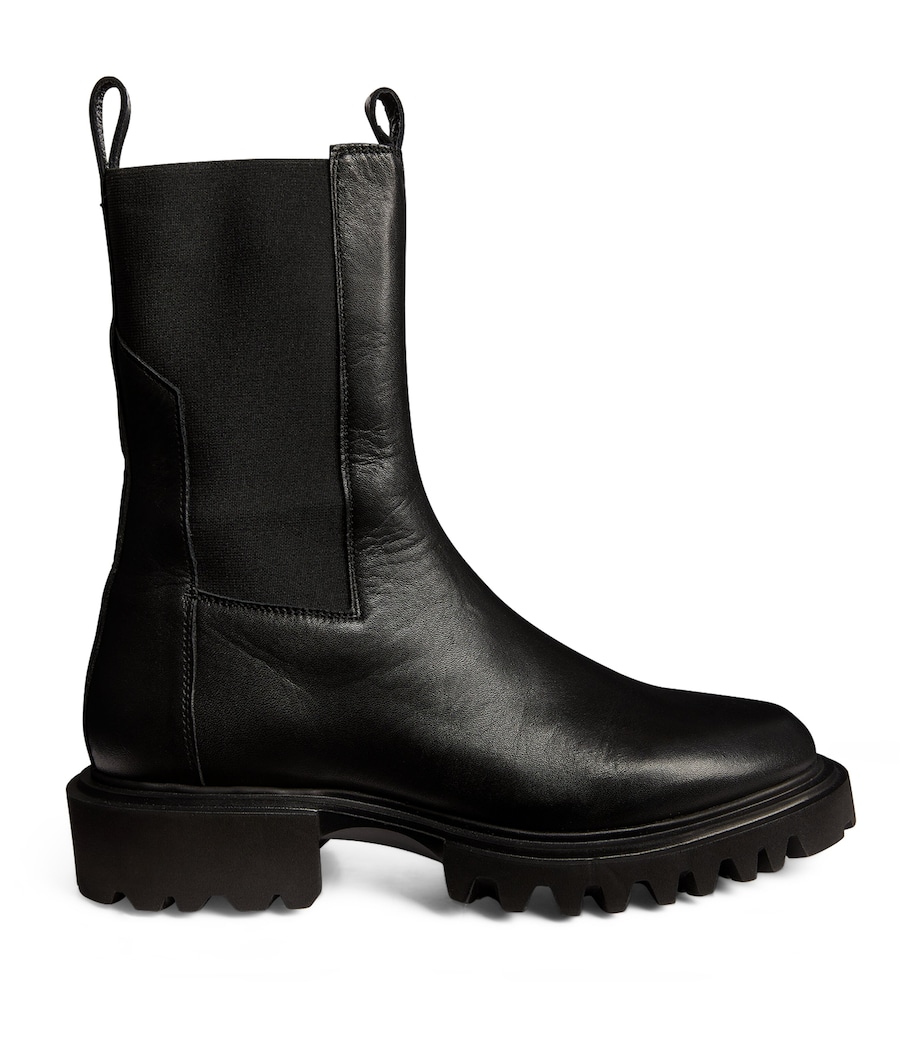 AllSaints Leather Hallie Boots Black Image 1