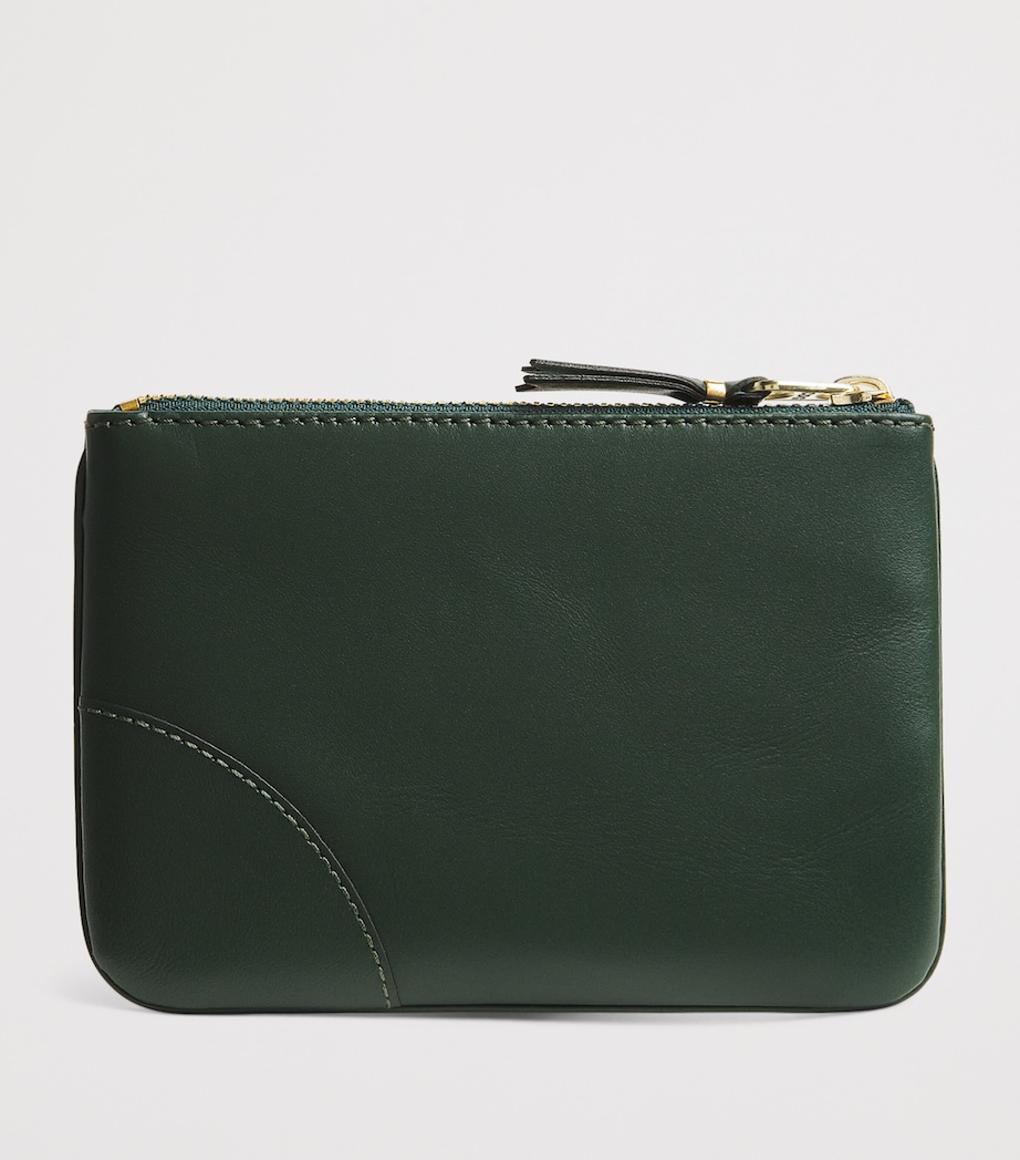Comme Des Garçons Wallet Small Leather Pouch Bottle Green Image 2