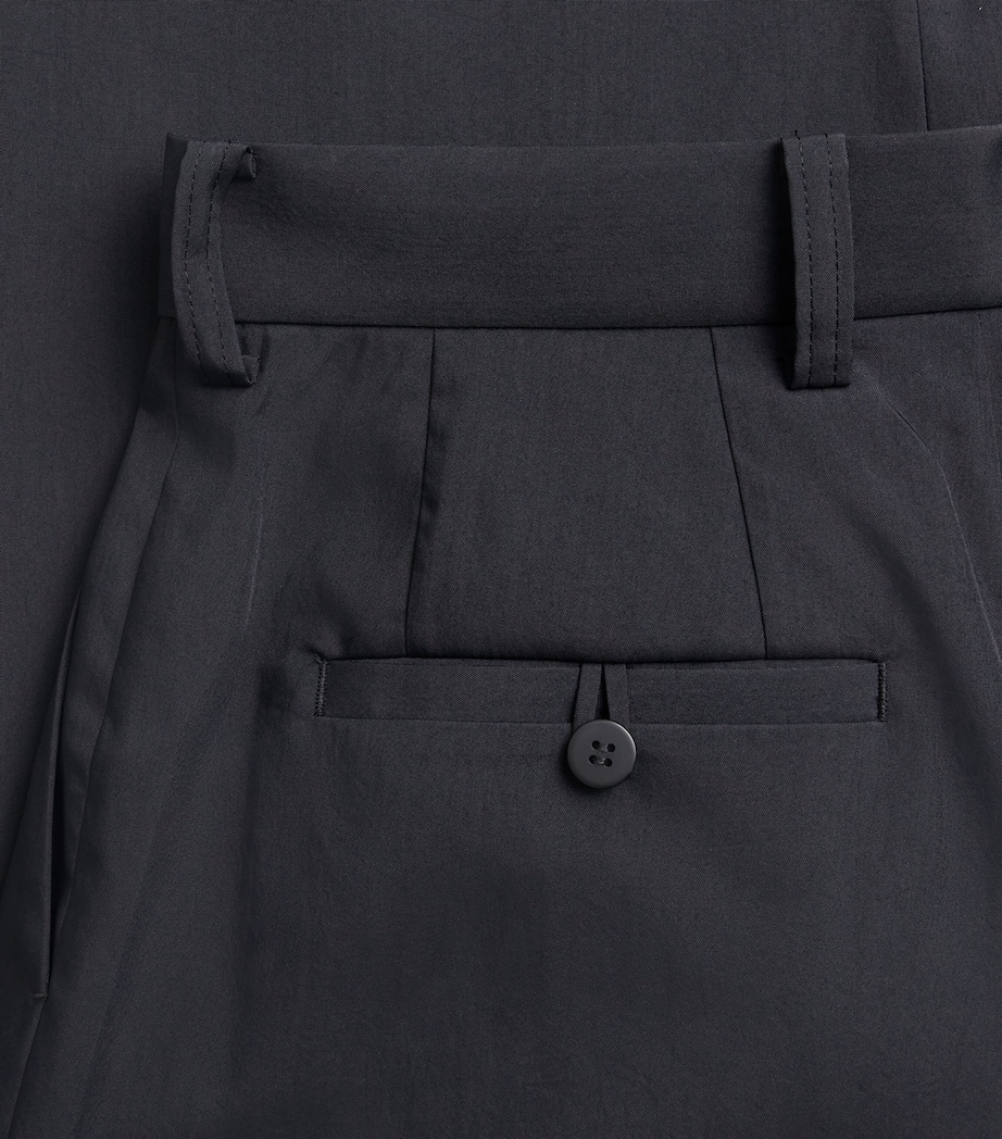 Air Wide-Leg Trousers 15-BLACK Image 5