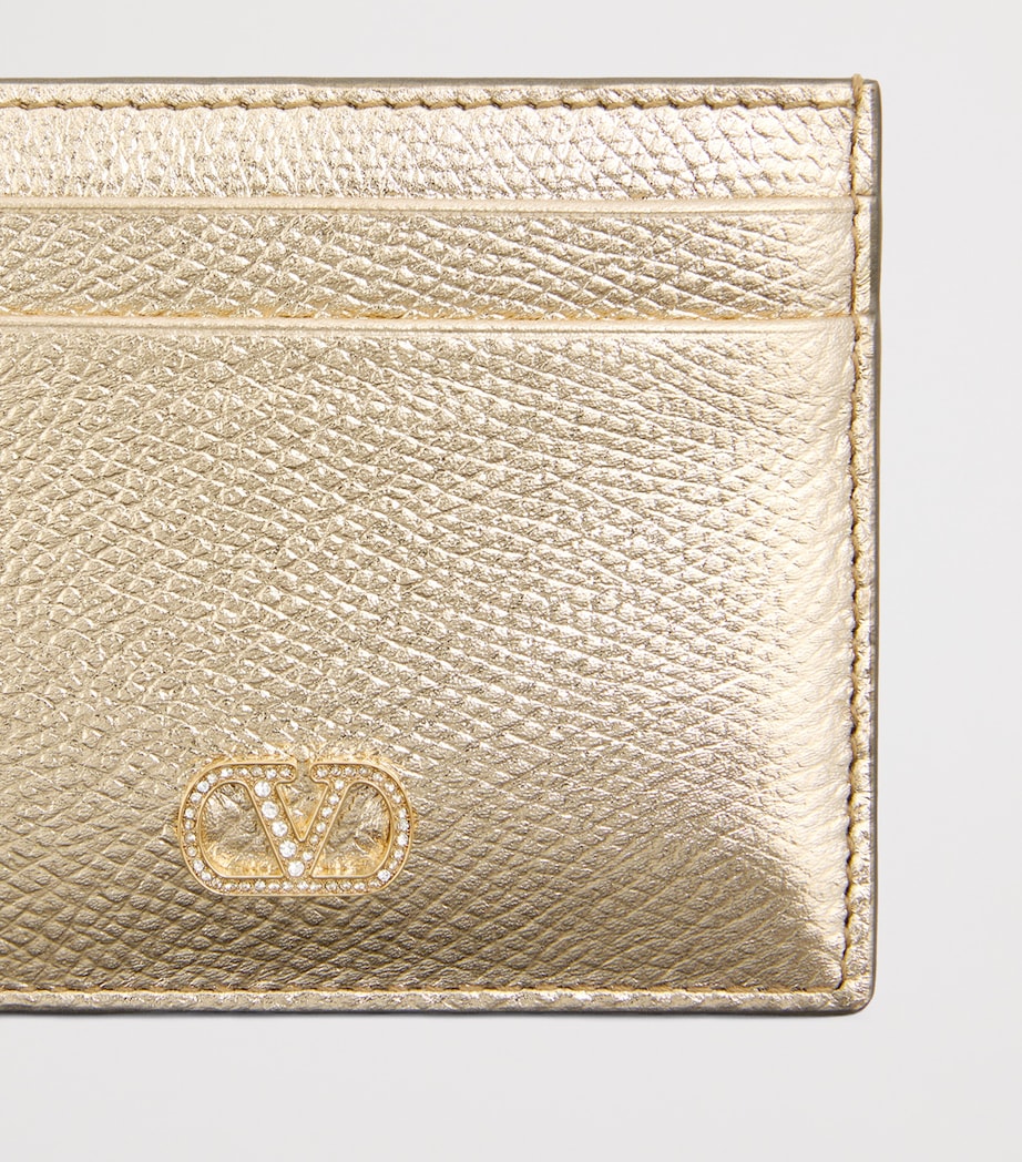 Valentino Garavani Leather VLogo Signature Card Holder Image 4