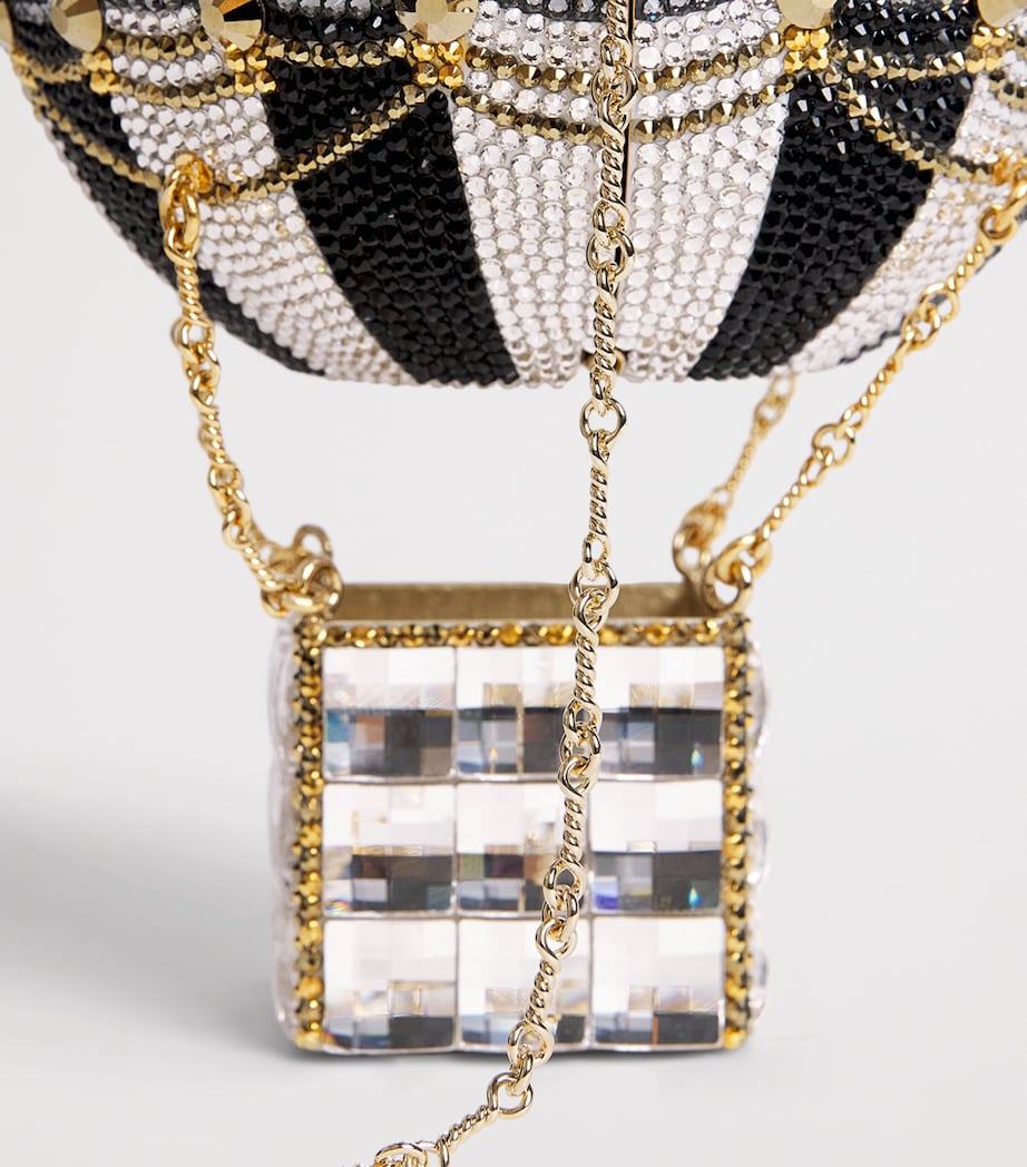 Judith Leiber Embellished Hot Air Balloon Clutch Bag Champagne Jet Multi Image 6
