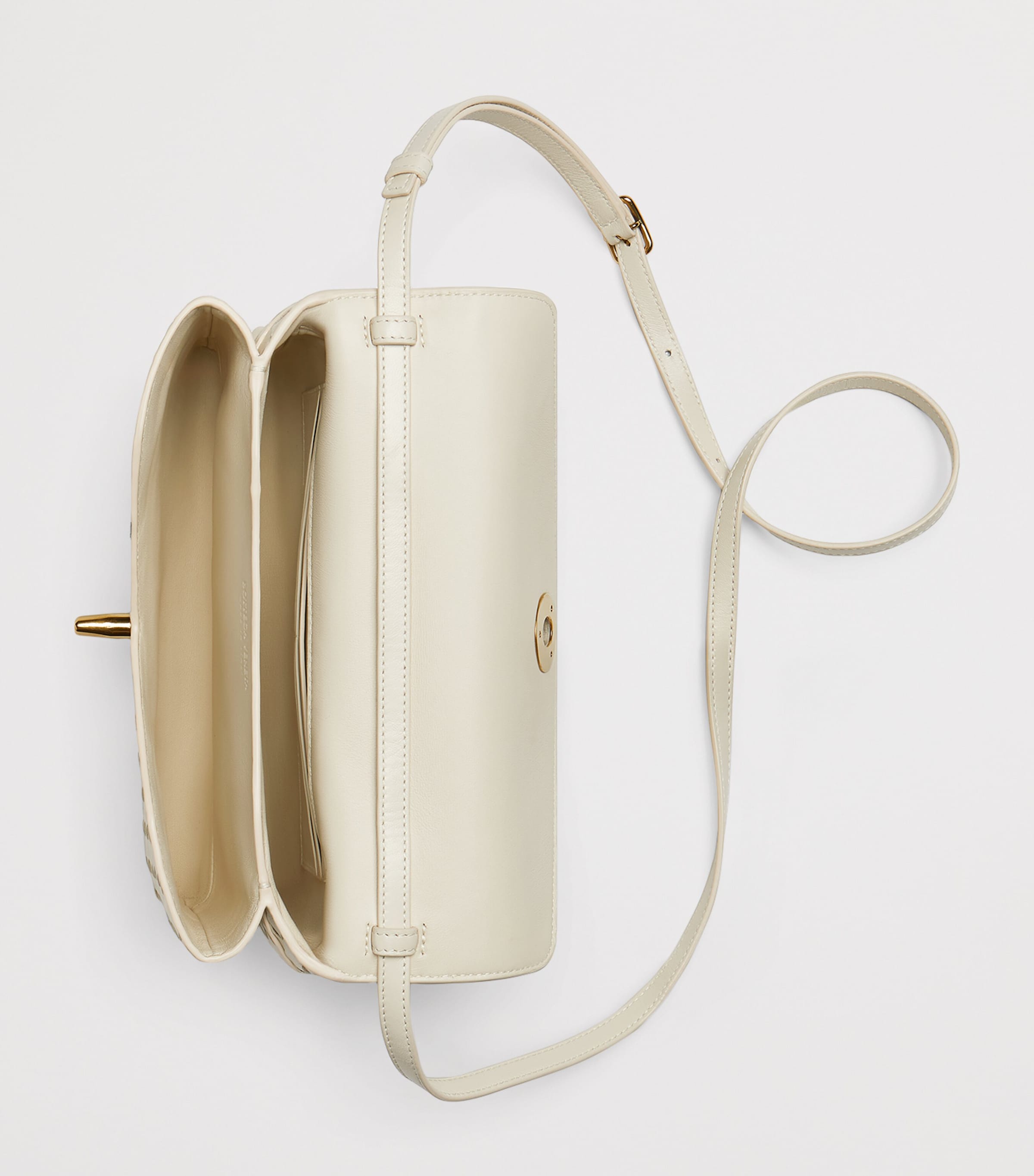 Bottega Veneta Leather Knot Lock Top-Handle Bag Image 3