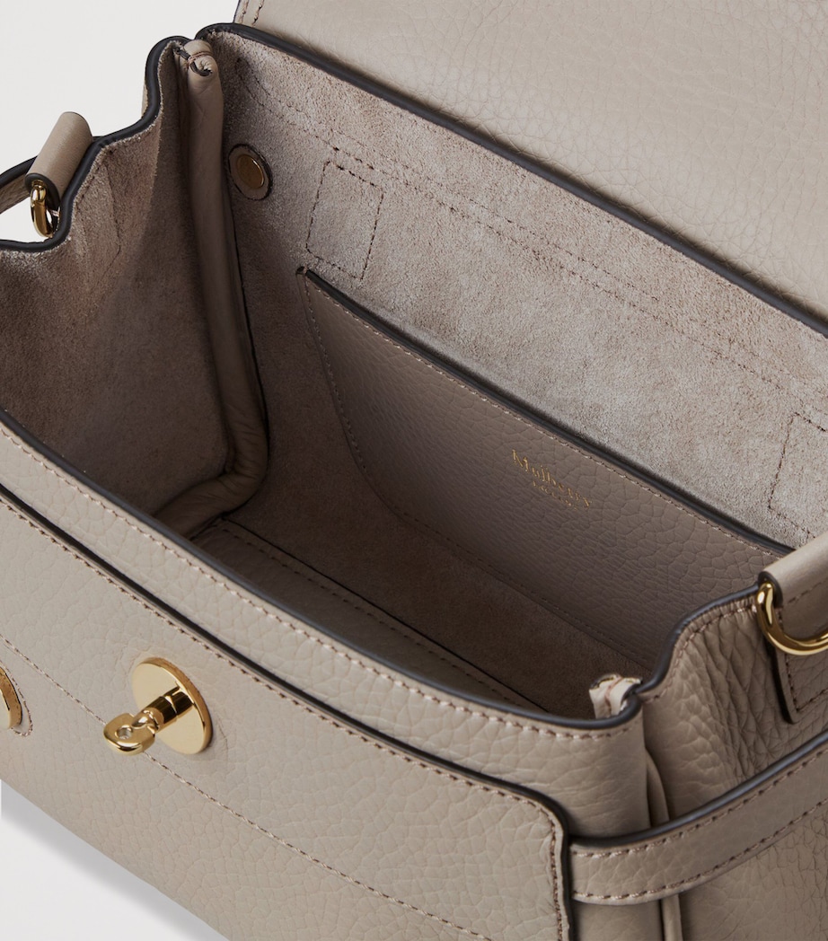 Mini Leather Alexa Top-Handle Bag CASHMERE TAUPE Image 4