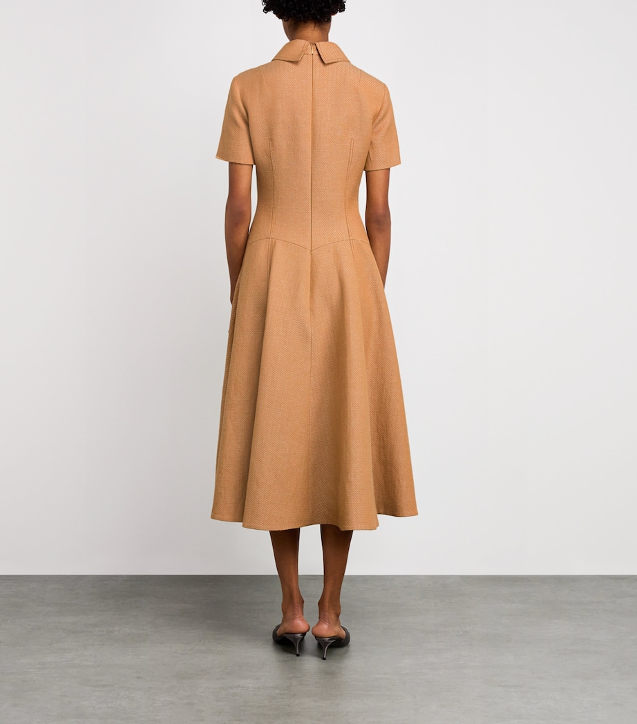 Tailored Jody Midi Dress TAN Image 3