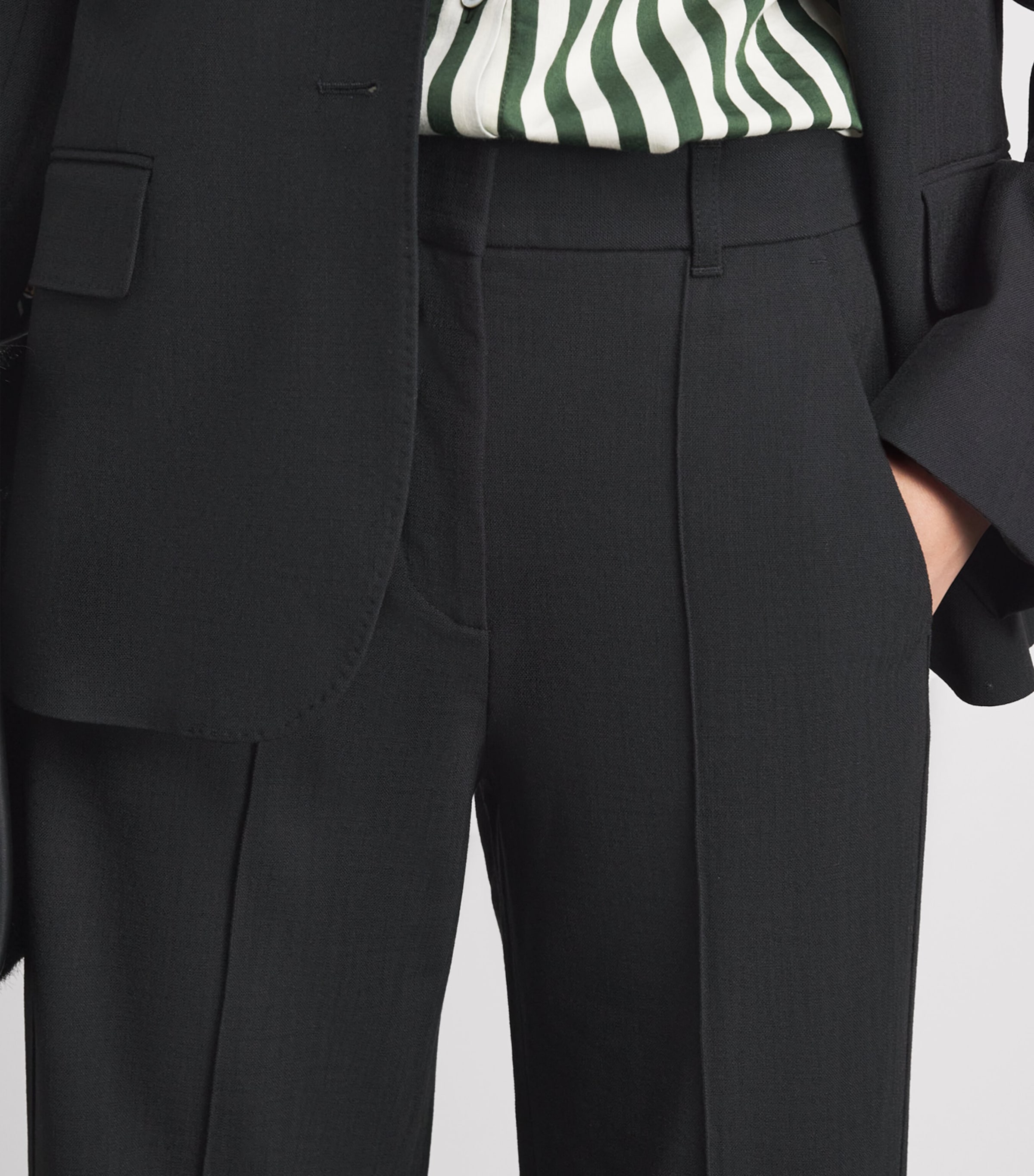 ME+EM Womens Elongator Tailored Trousers Black Image 3