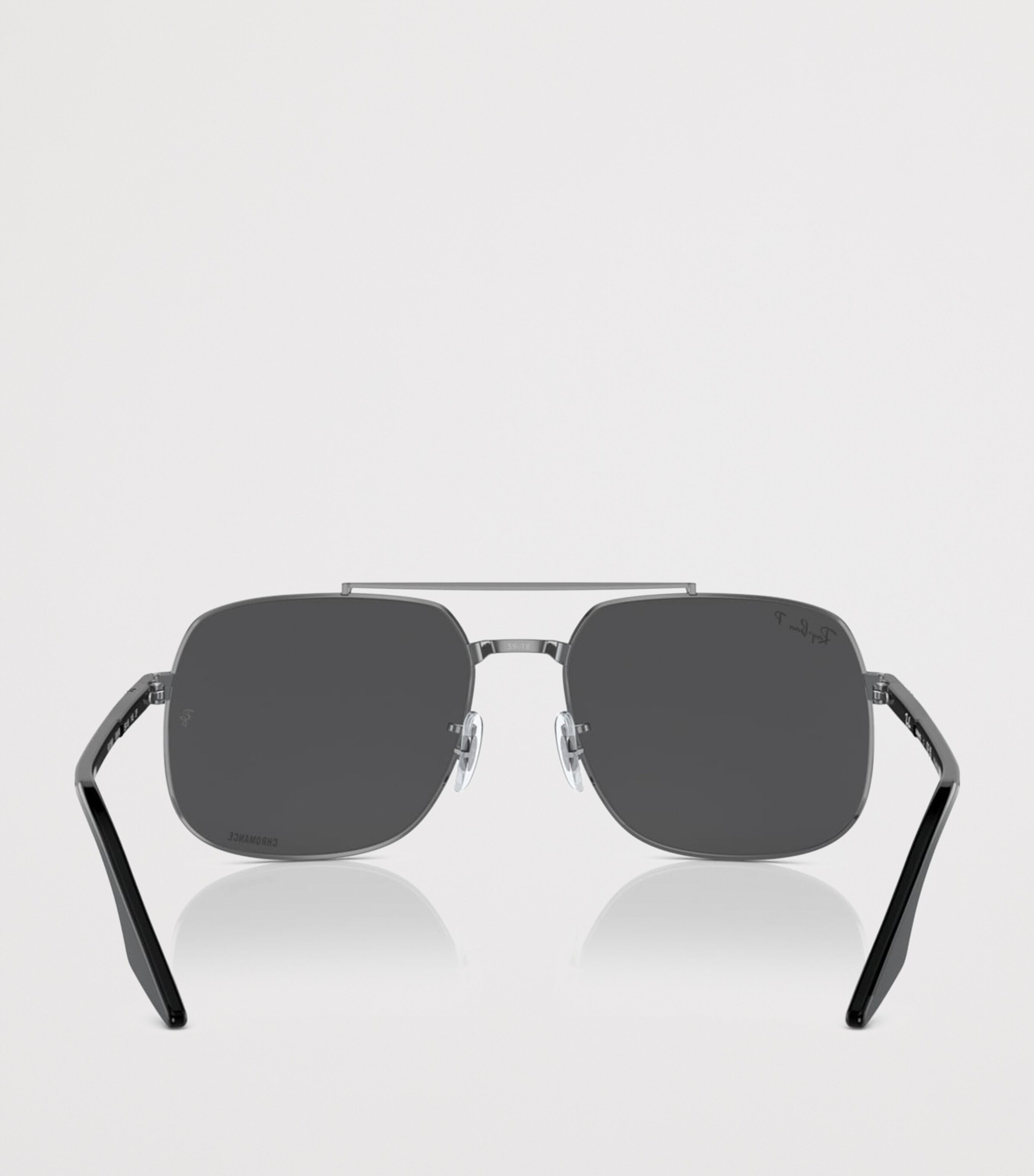 Ray-Ban Polarized+ Lenses Square Sunglasses Grey Image 4