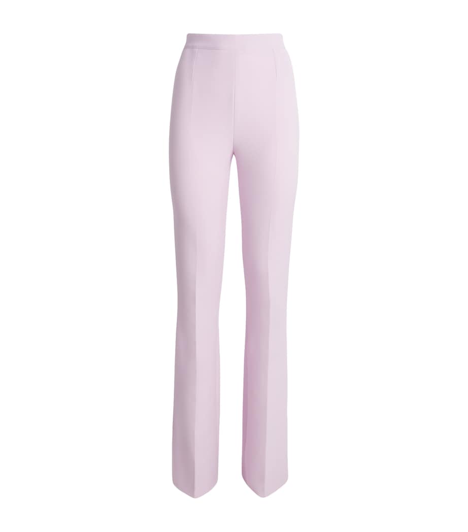 Crepe Alexa Flared Trousers LILAC SNOW Image 1