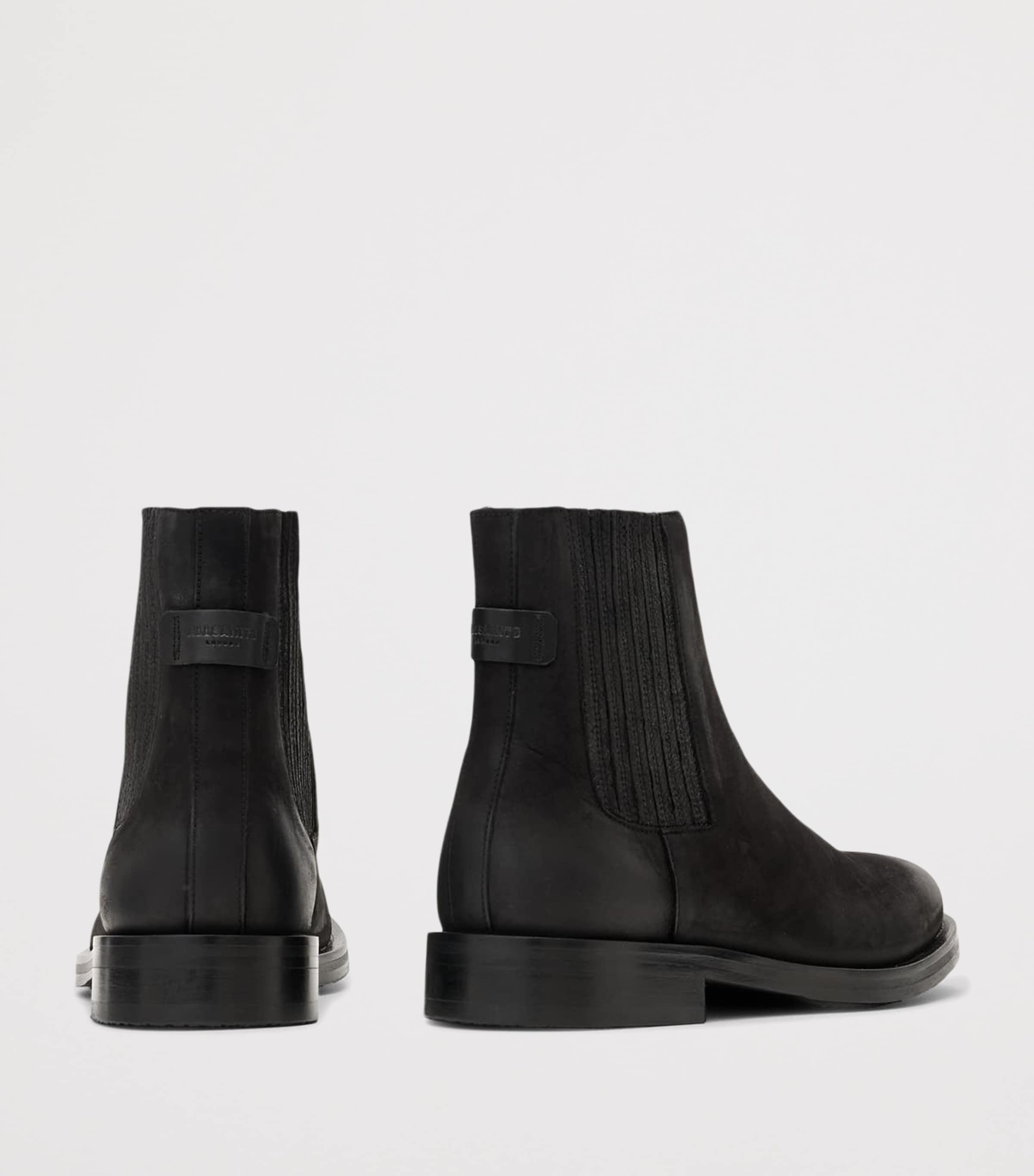 Leather Bloom Chelsea Boots WASHED BLACK Image 3