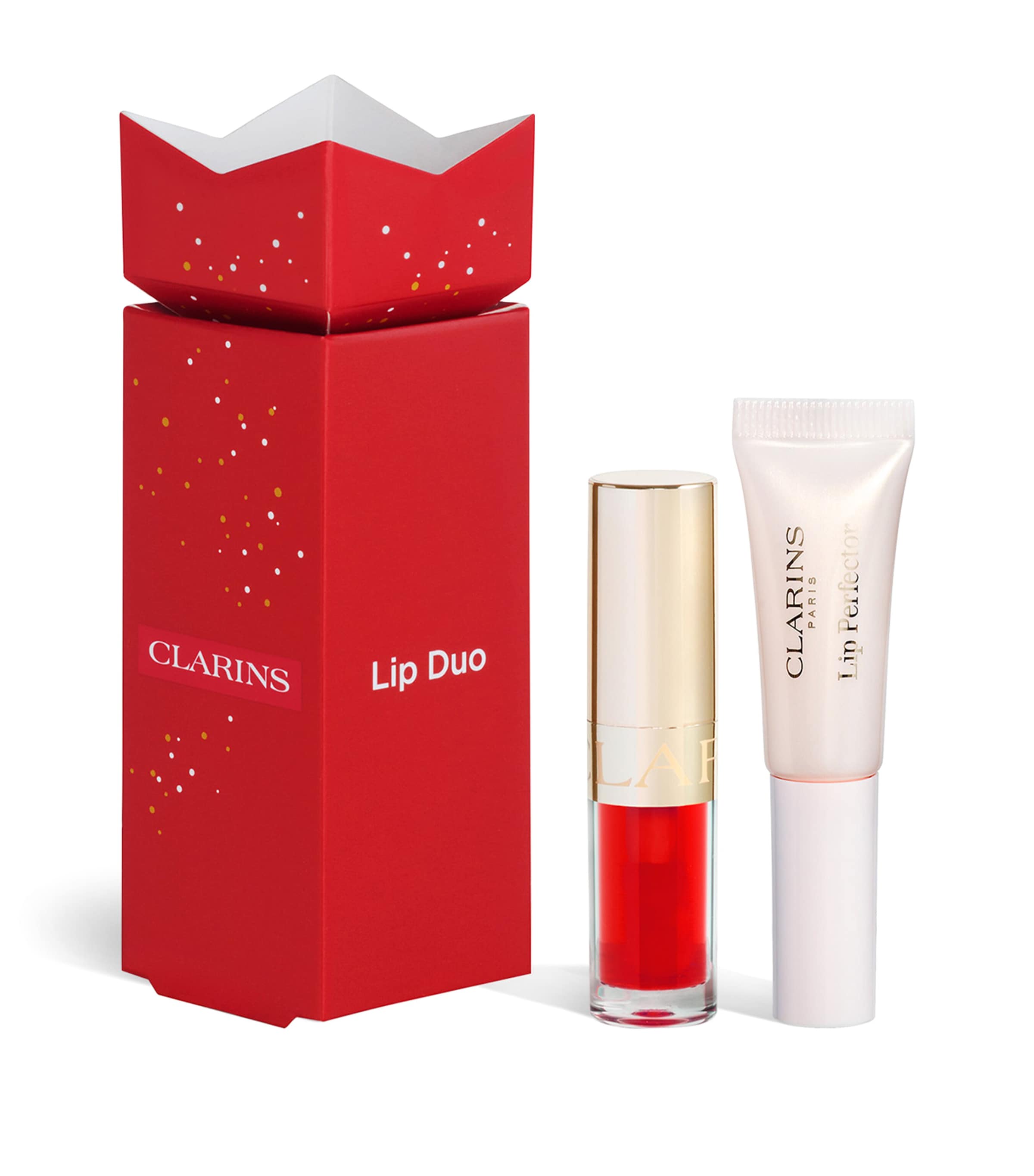 Clarins Lip Duo Stocking Filler Gift Set In Multi