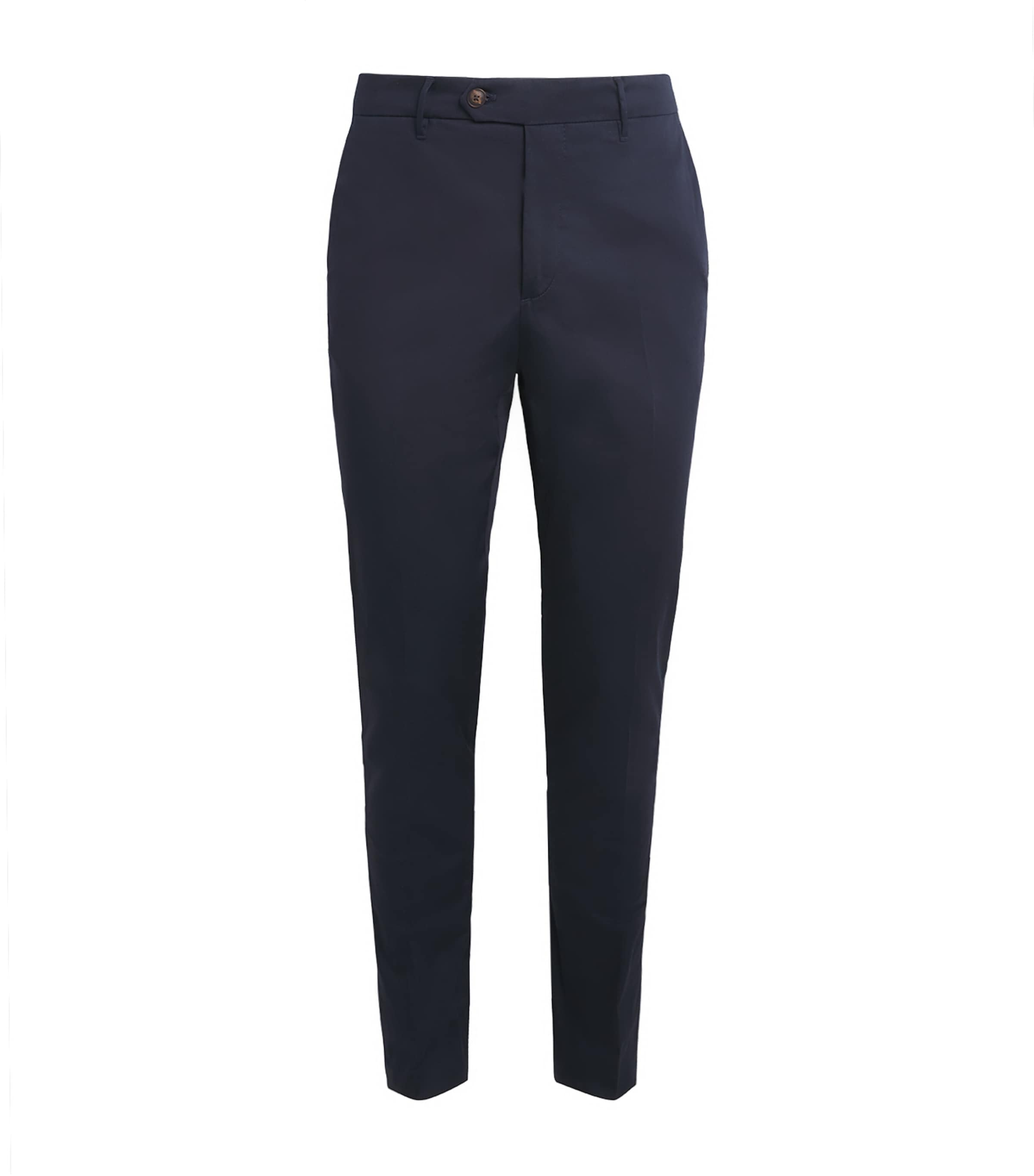 Pal Zileri Cotton Stretch Slim-fit Chinos In Navy