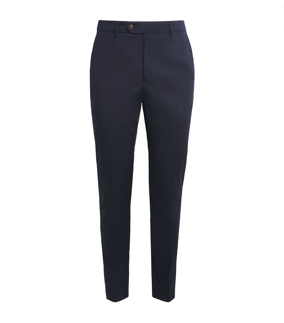 Cotton Stretch Slim-Fit Chinos 01BLUE NAVY Image 1