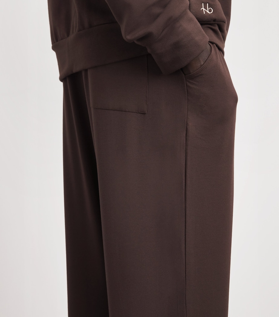 Homebody Mens Drawstring Pyjama Bottoms Coffee Bean Image 3