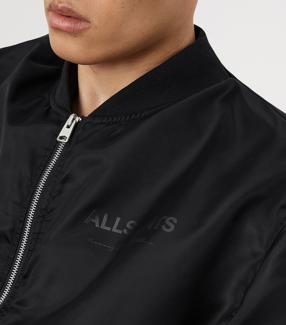 Logo Bomber Jacket BLACK Image 7