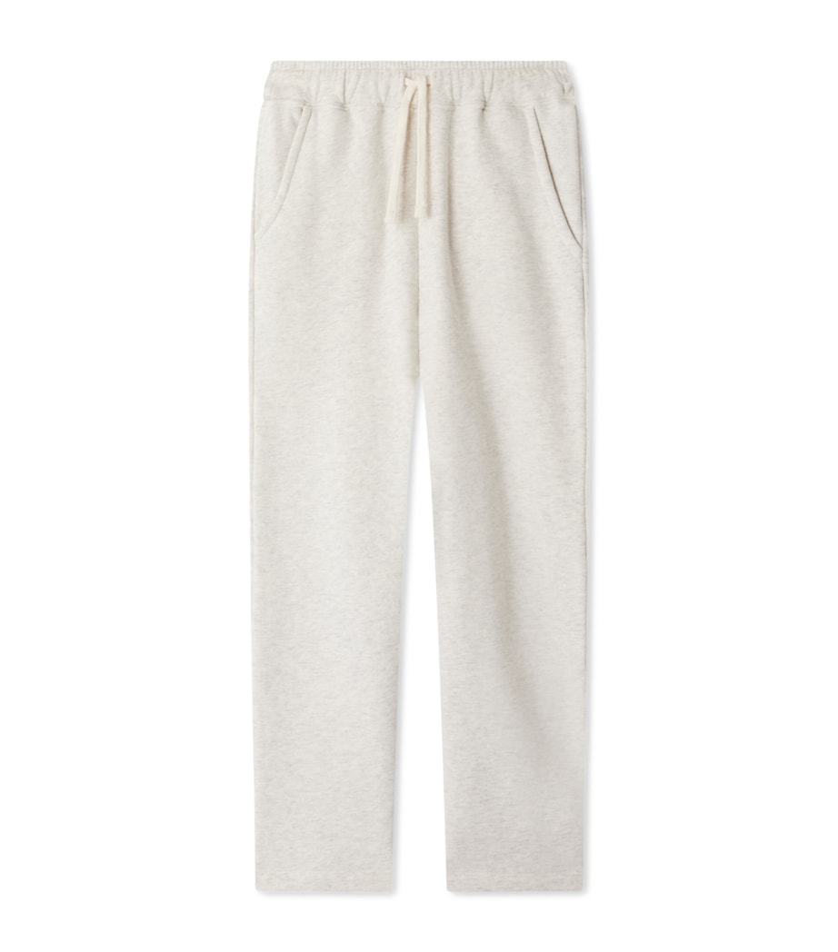 Organic Cotton Drawstring Sweatpants (4-8 Years) BEIGE Image 1