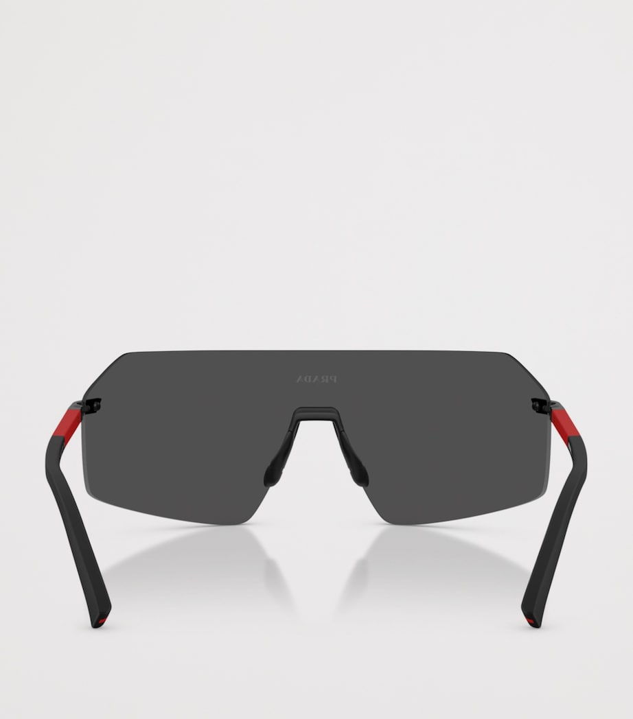 Prada Linea Rossa Metal PR B50S Sunglasses Black Image 4