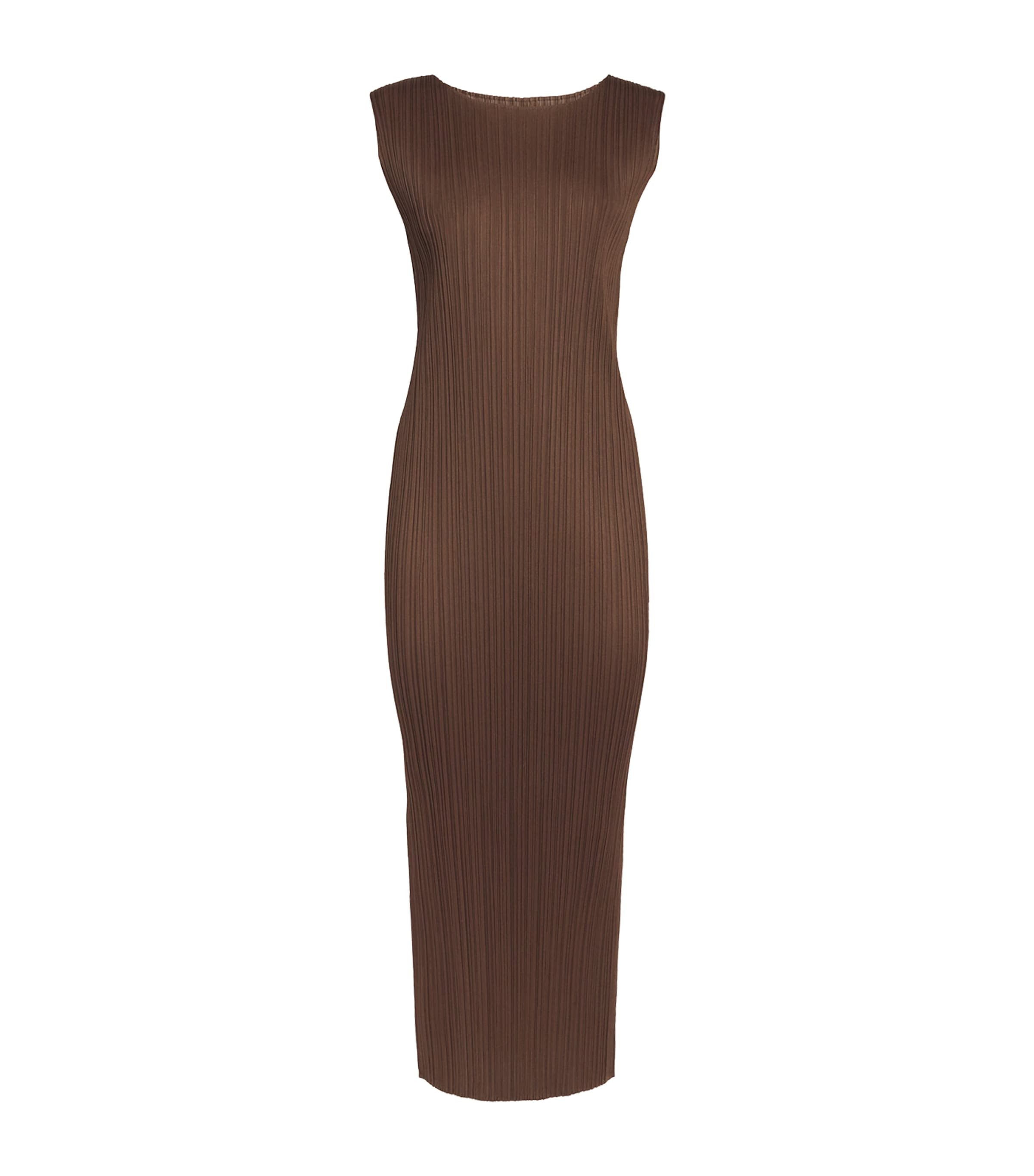 Pleats Please Issey Miyake Womens New Colorful Basics Maxi Dress Image 1