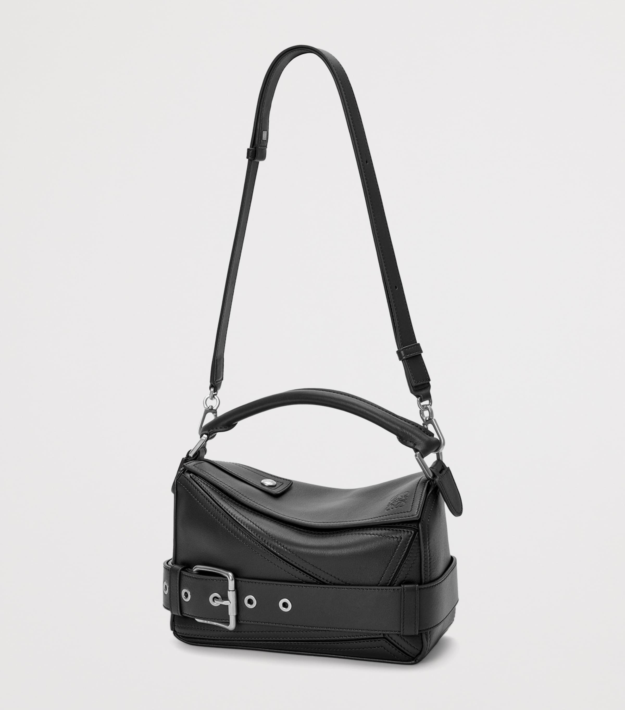LOEWE Small Leather Puzzle Biker Top-Handle Bag | Harrods UK