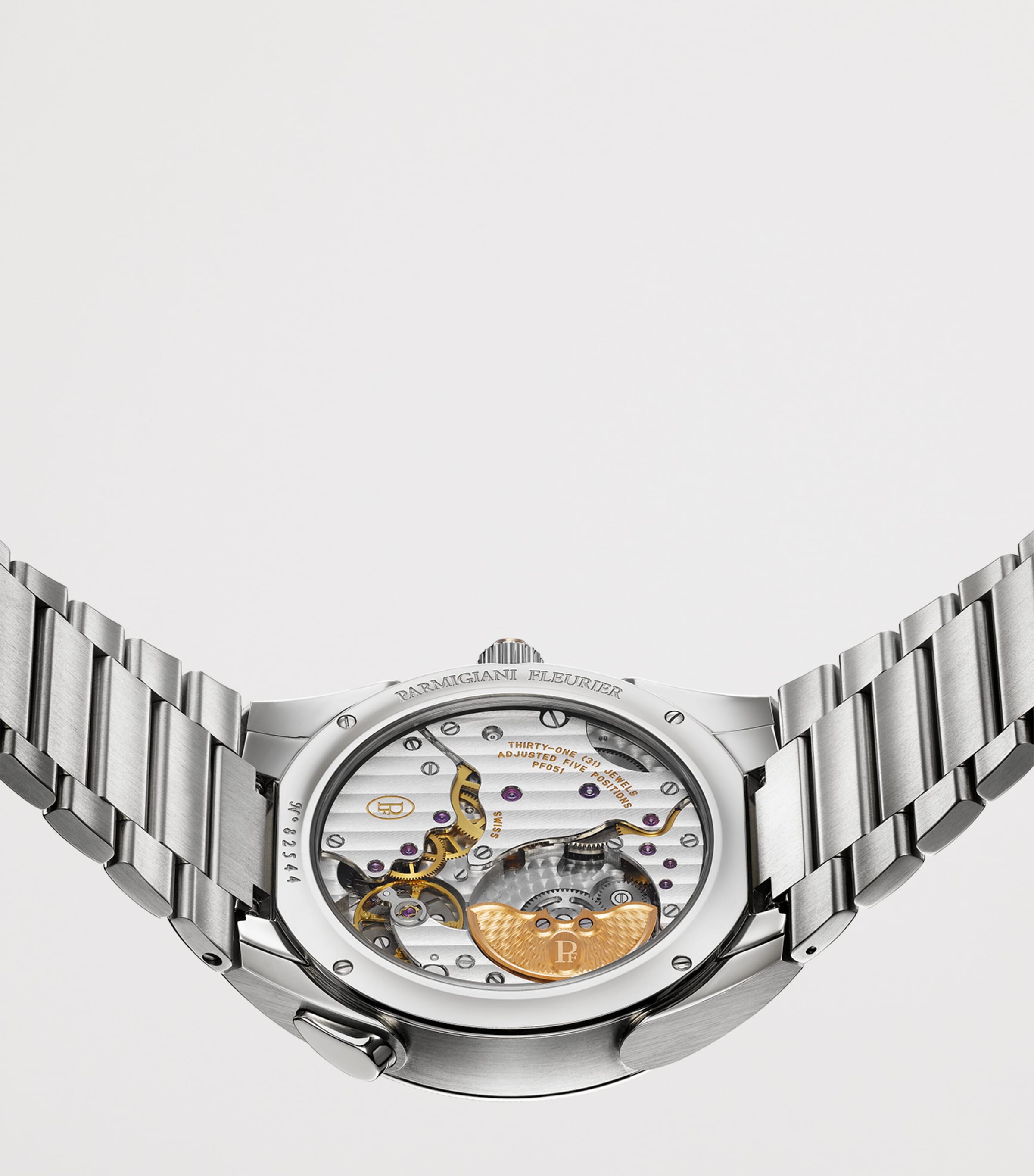 Stainless Steel Tonda PF GMT Rattrapante Watch 40mm GREEN Image 3