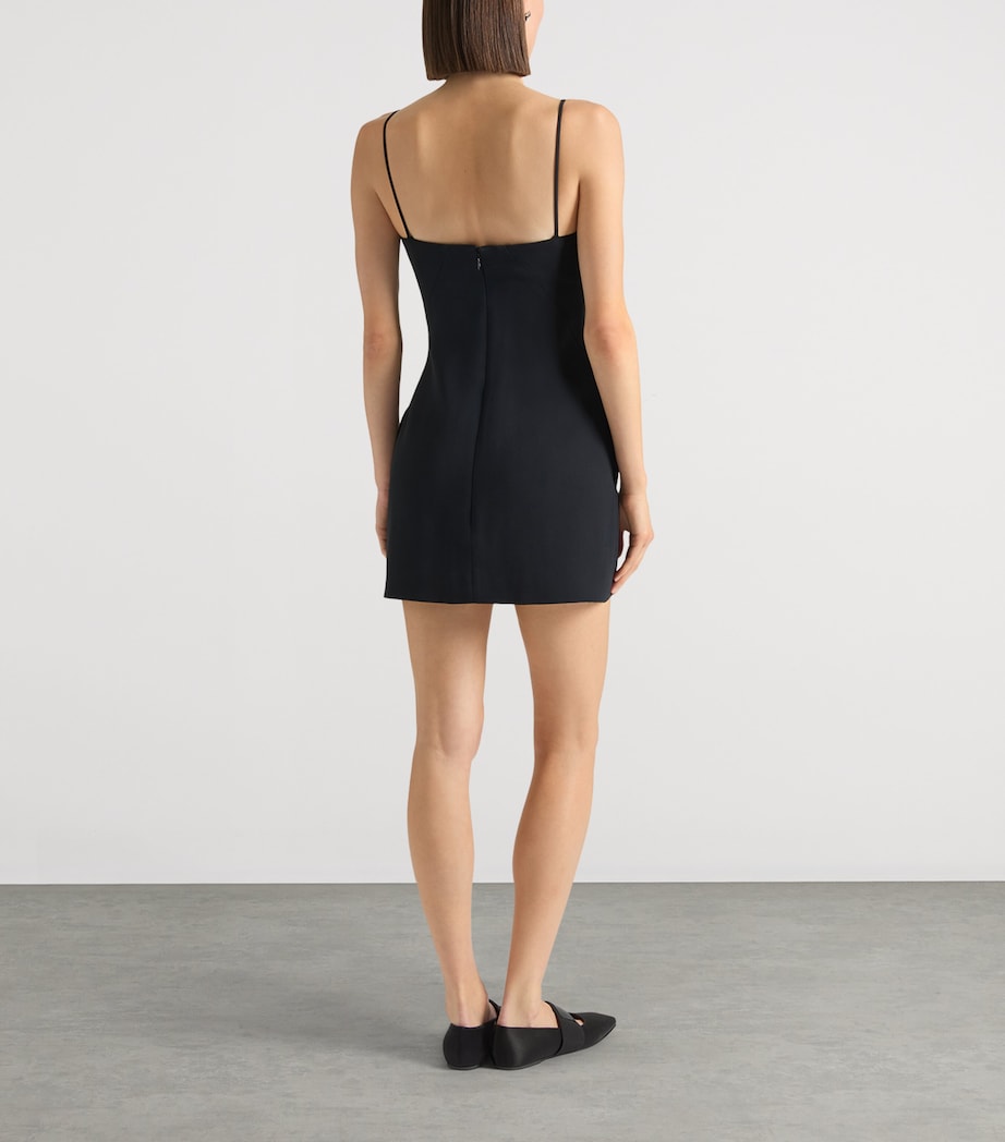 Givenchy Womens Cutaway Mini Dress Black Image 3