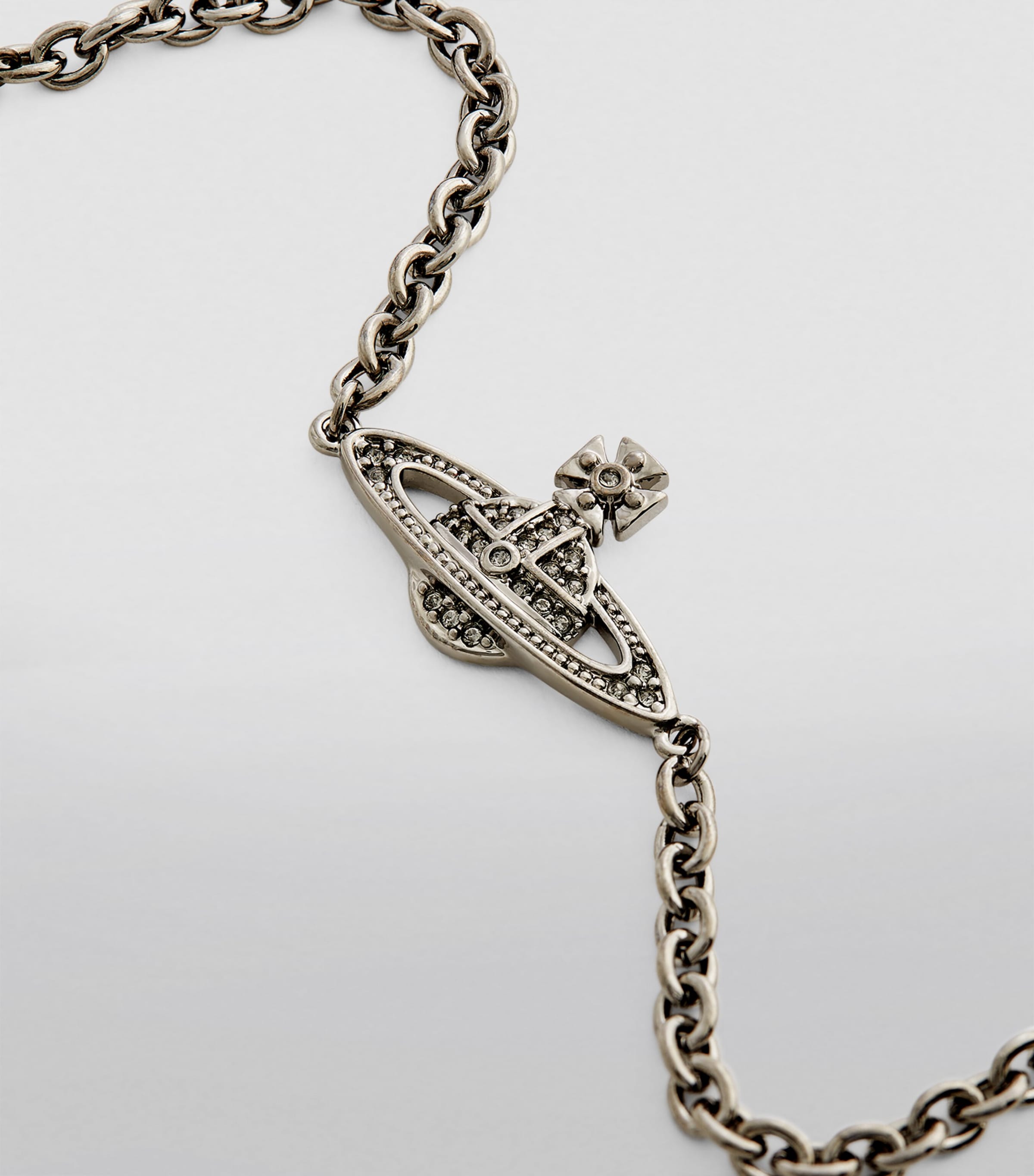 Mini Bas Relief Orb Bracelet S108-RUTHENIUM BLACK Image 3