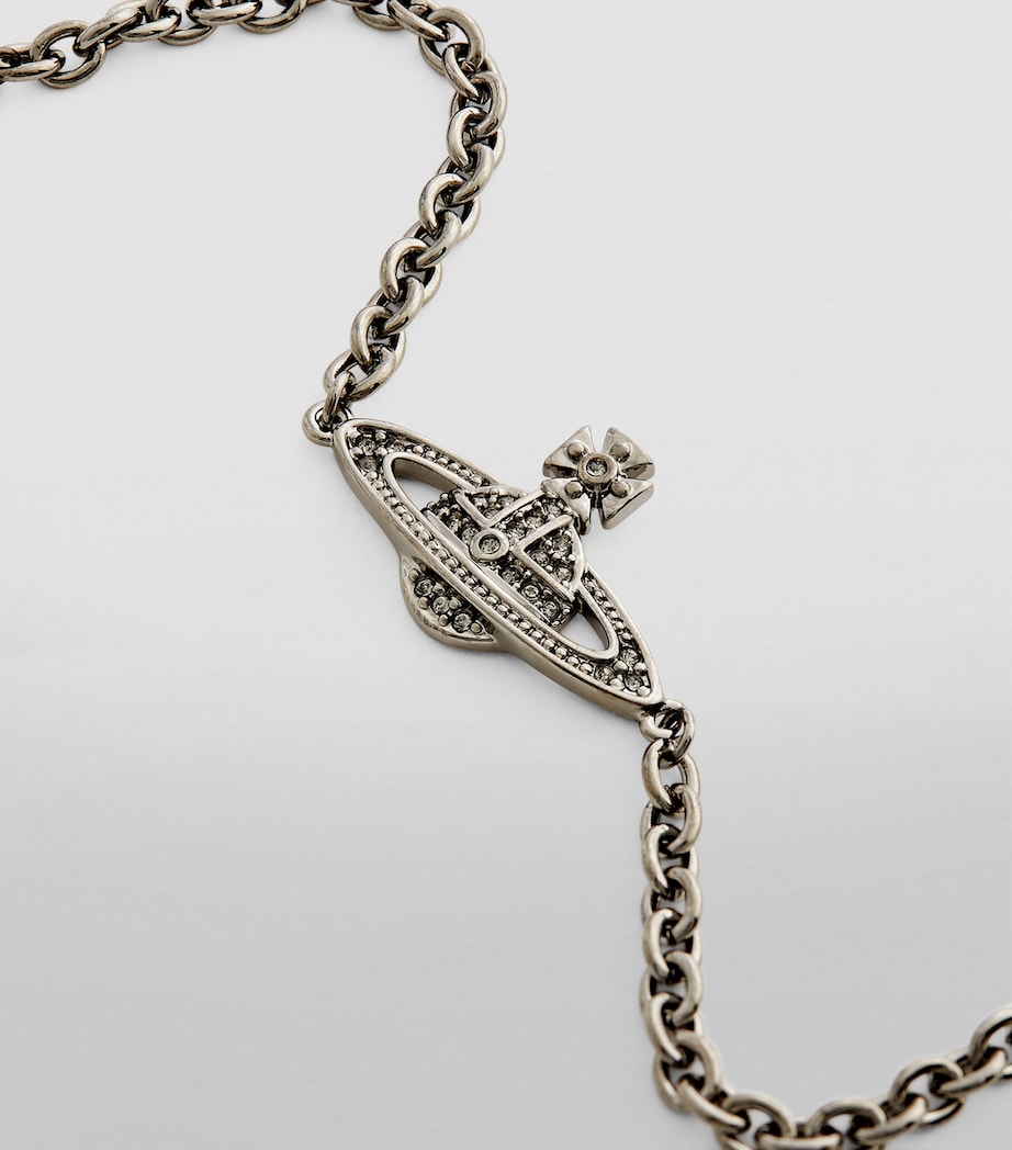 Mini Bas Relief Orb Bracelet S108-RUTHENIUM BLACK Image 3