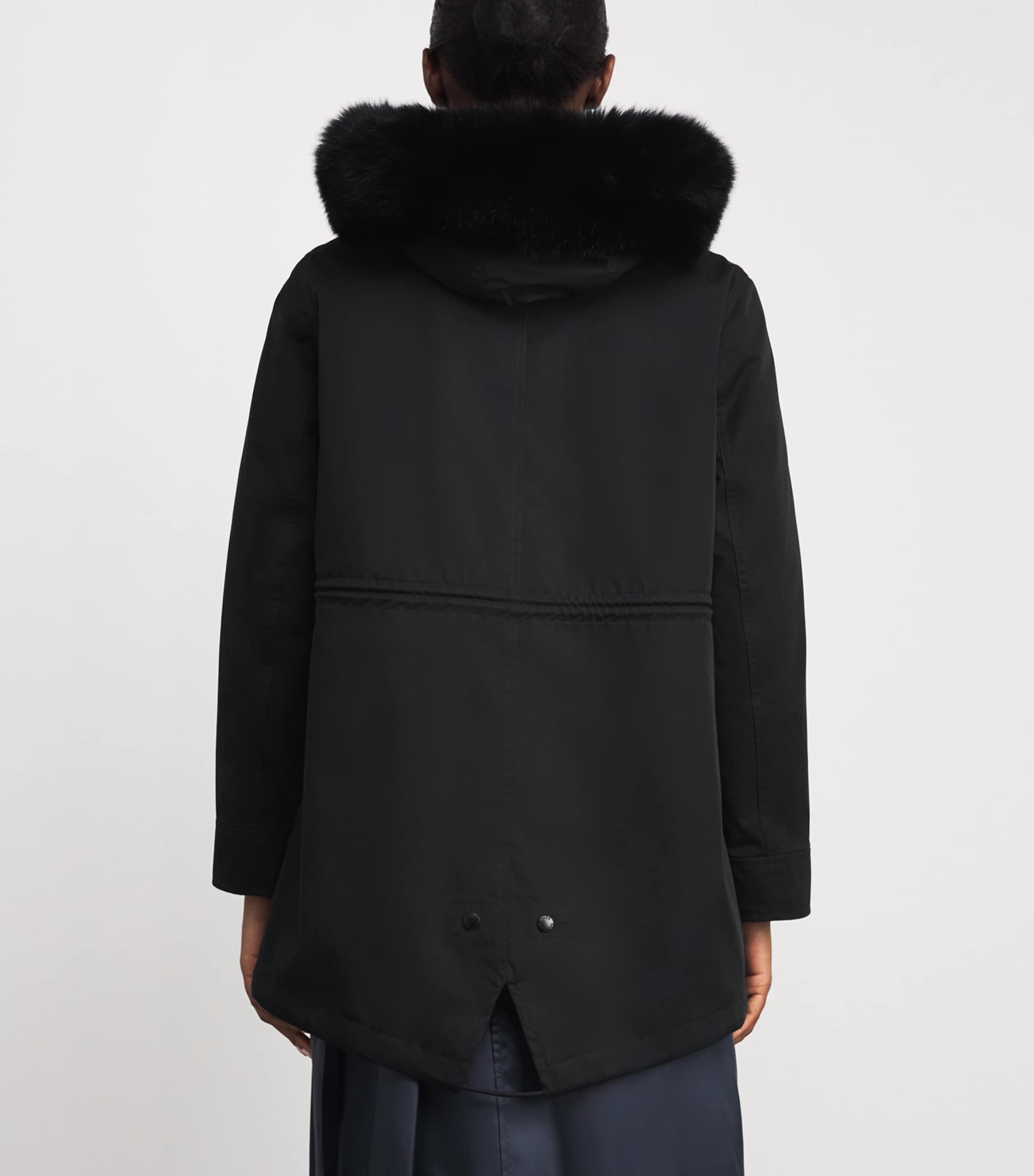 Fox-Rabbit Blended-Cotton Parka (72cm) C99 Image 4